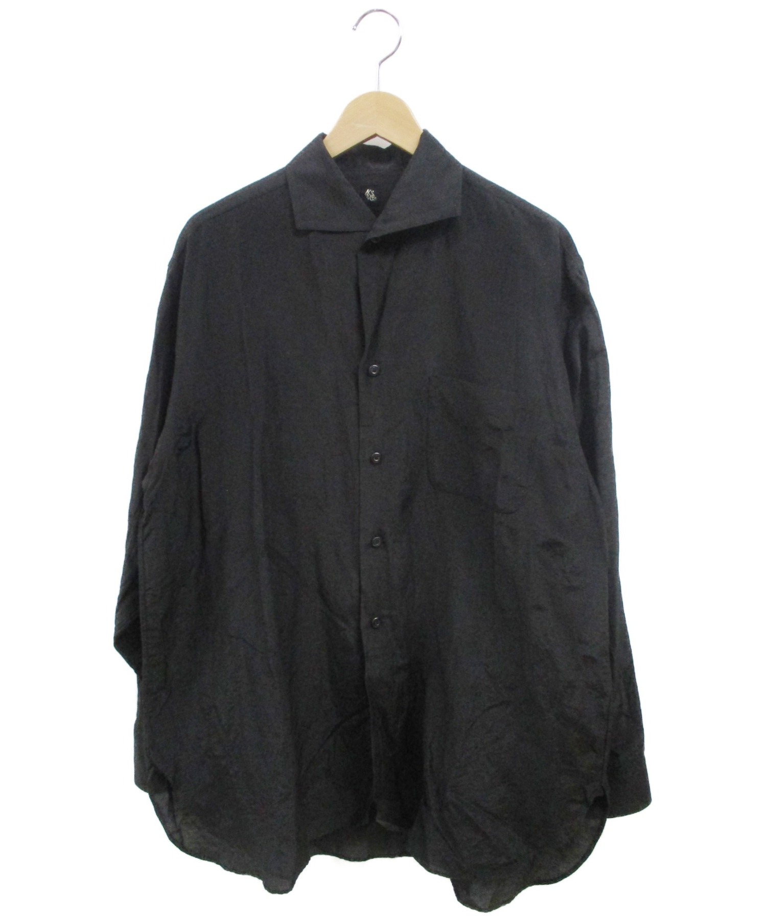 KAPTAIN SUNSHINE (キャプテン サンシャイン) リビエラ ロングスリーブシャツ ブラック サイズ:38