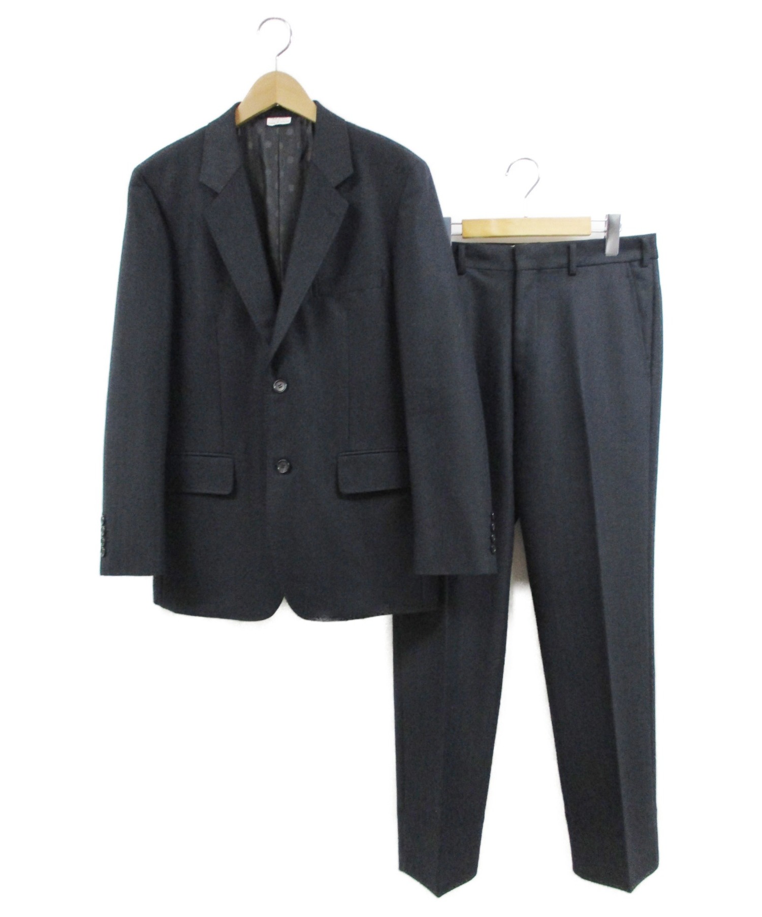 コム デ ギャルソン 黒スーツ　セットアップ　Mサイズ着丈75cm