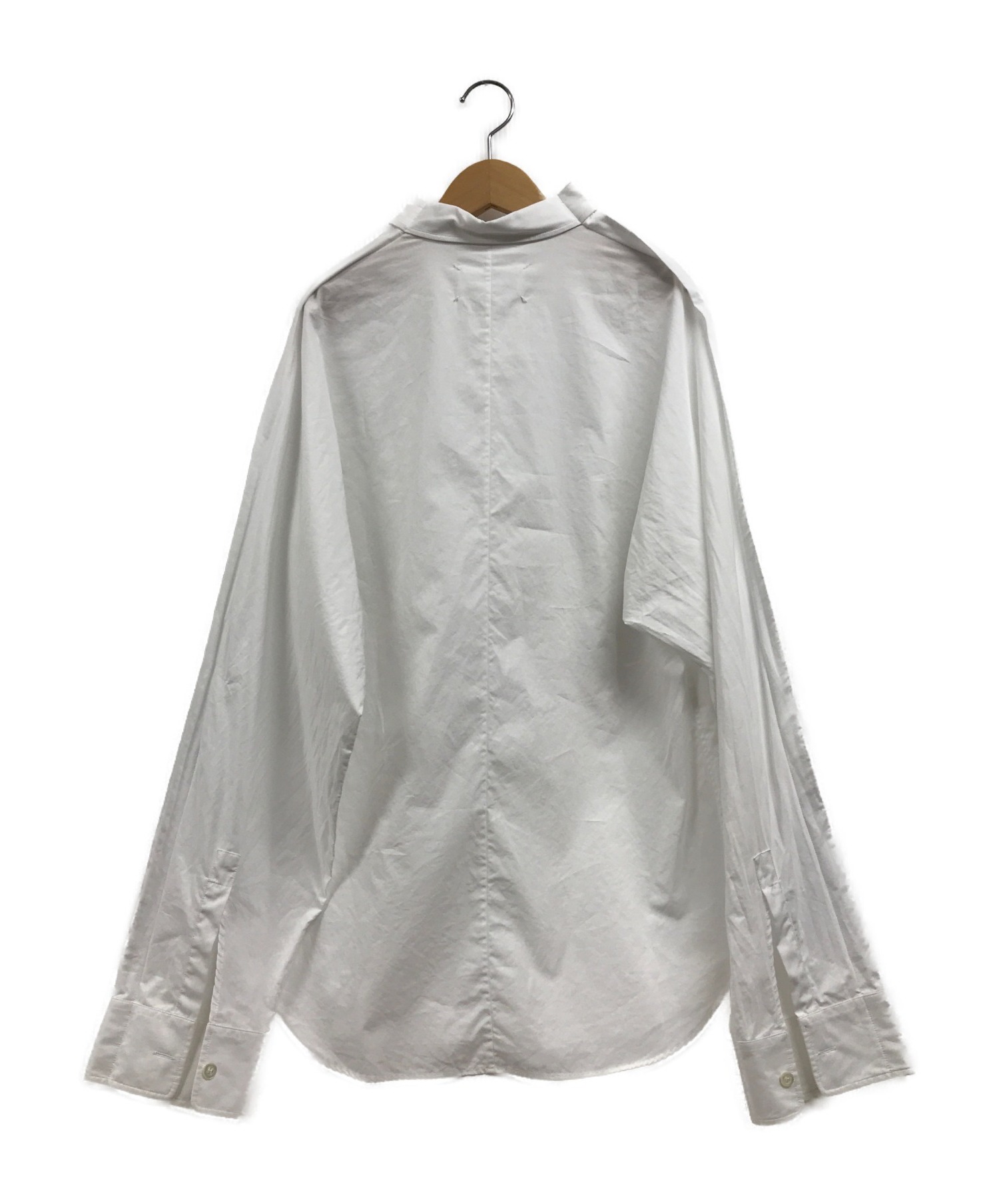 Maison Margiela (メゾンマルジェラ) White Cotton Outline Shirt ホワイト サイズ:39