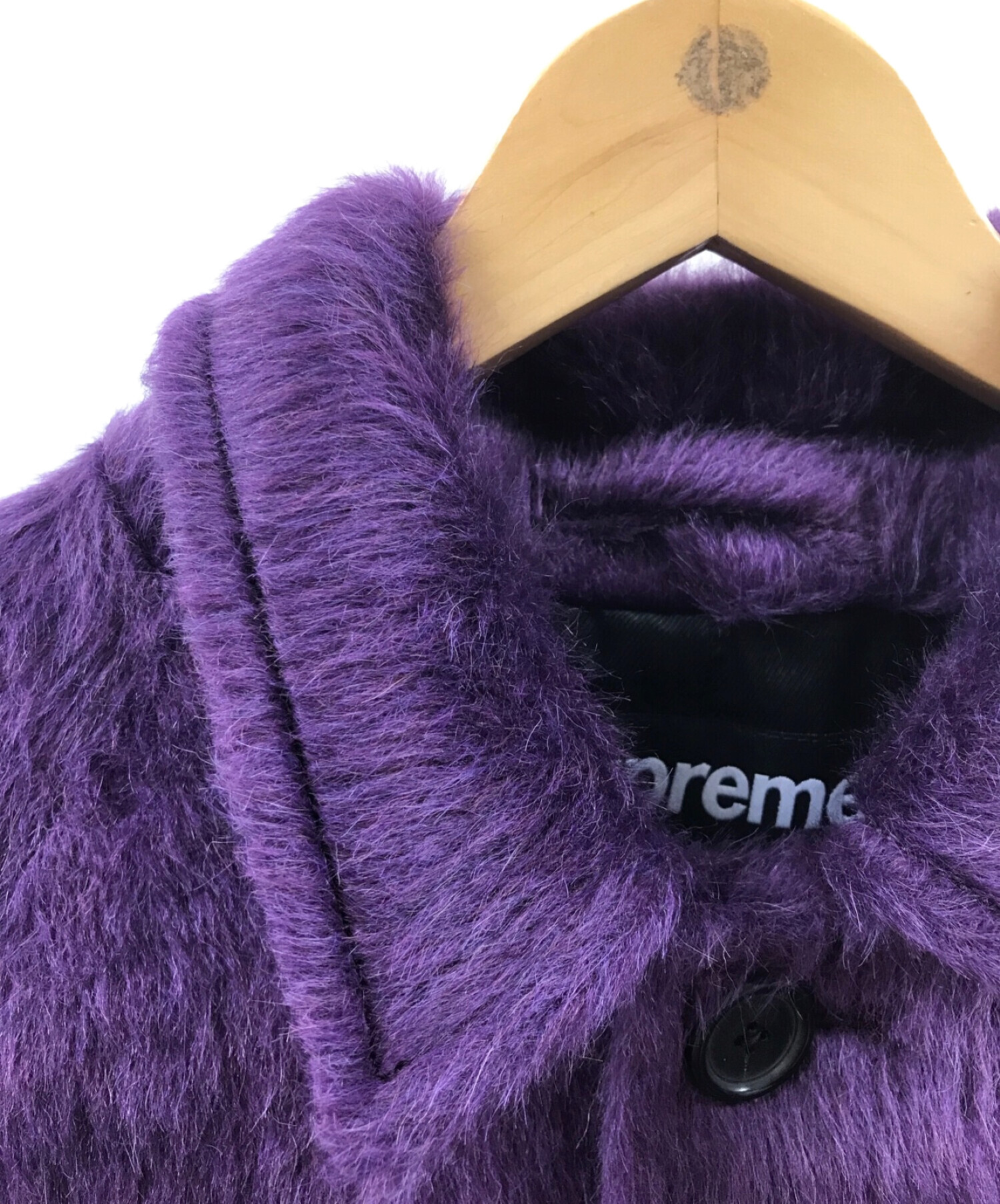 Supreme (シュプリーム) Alpaca Overcoat パープル サイズ:M