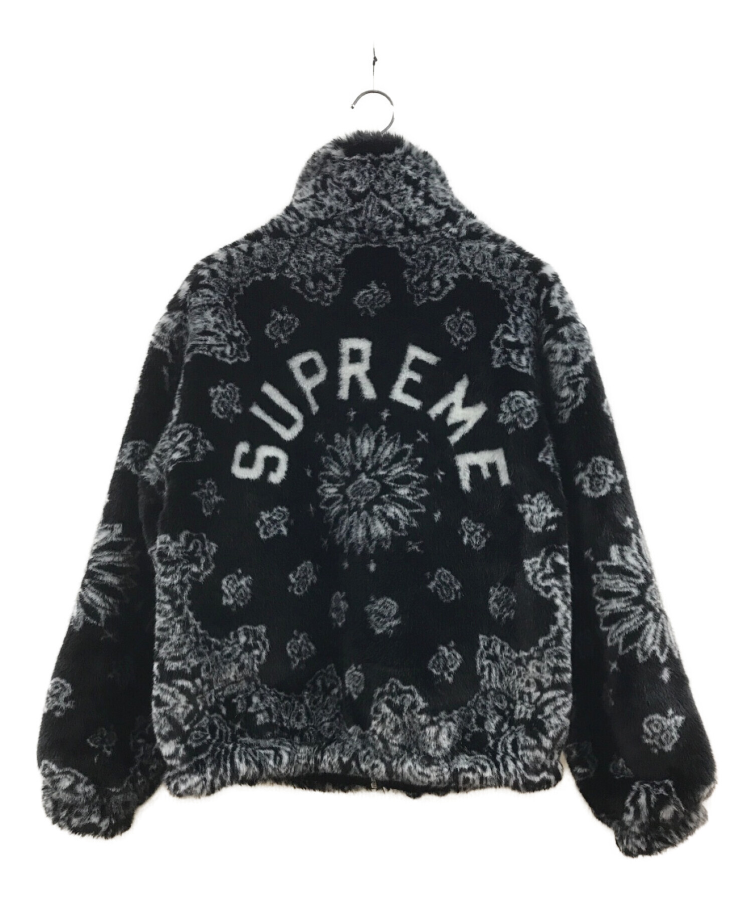 SUPREME (シュプリーム) BANDANA FAUX FUR BOMBER JACKET ブラック サイズ:M