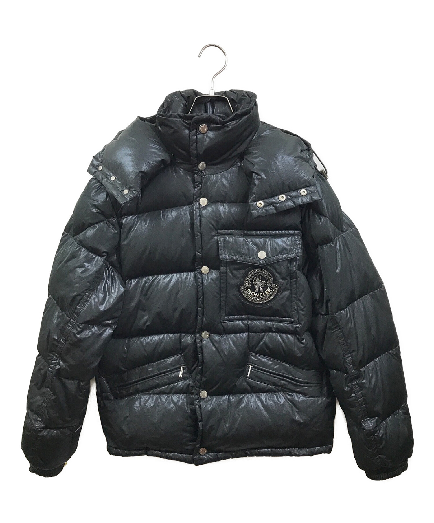 MONCLER (モンクレール) K2ダウンジャケット ブラック サイズ:2