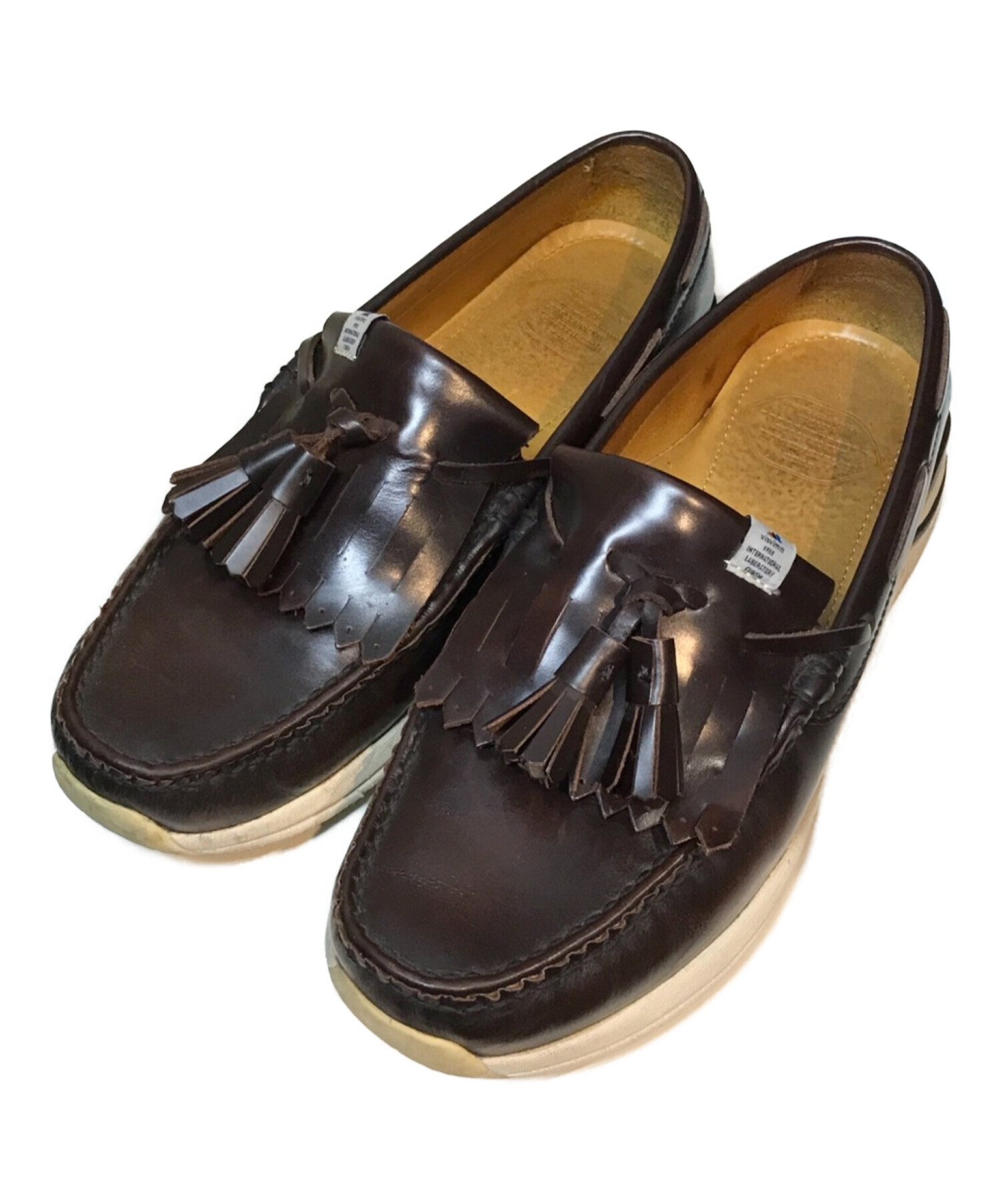 中古・古着通販】VISVIM (ビズビム) Fabro Folk Loafer ブラウン