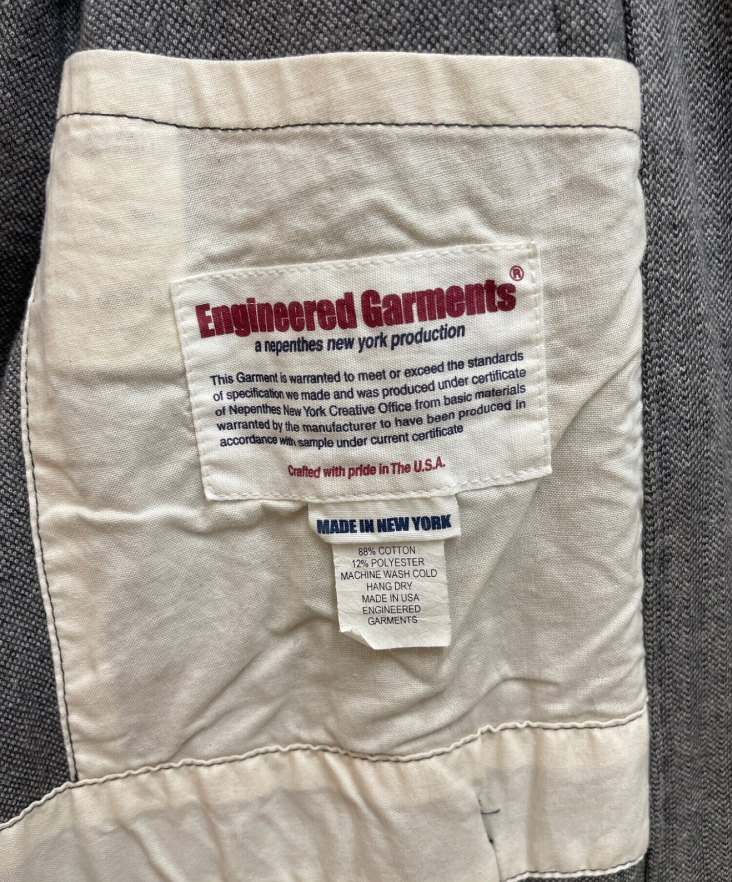 中古・古着通販】FWk Engineered Garments (エフダブリューケー