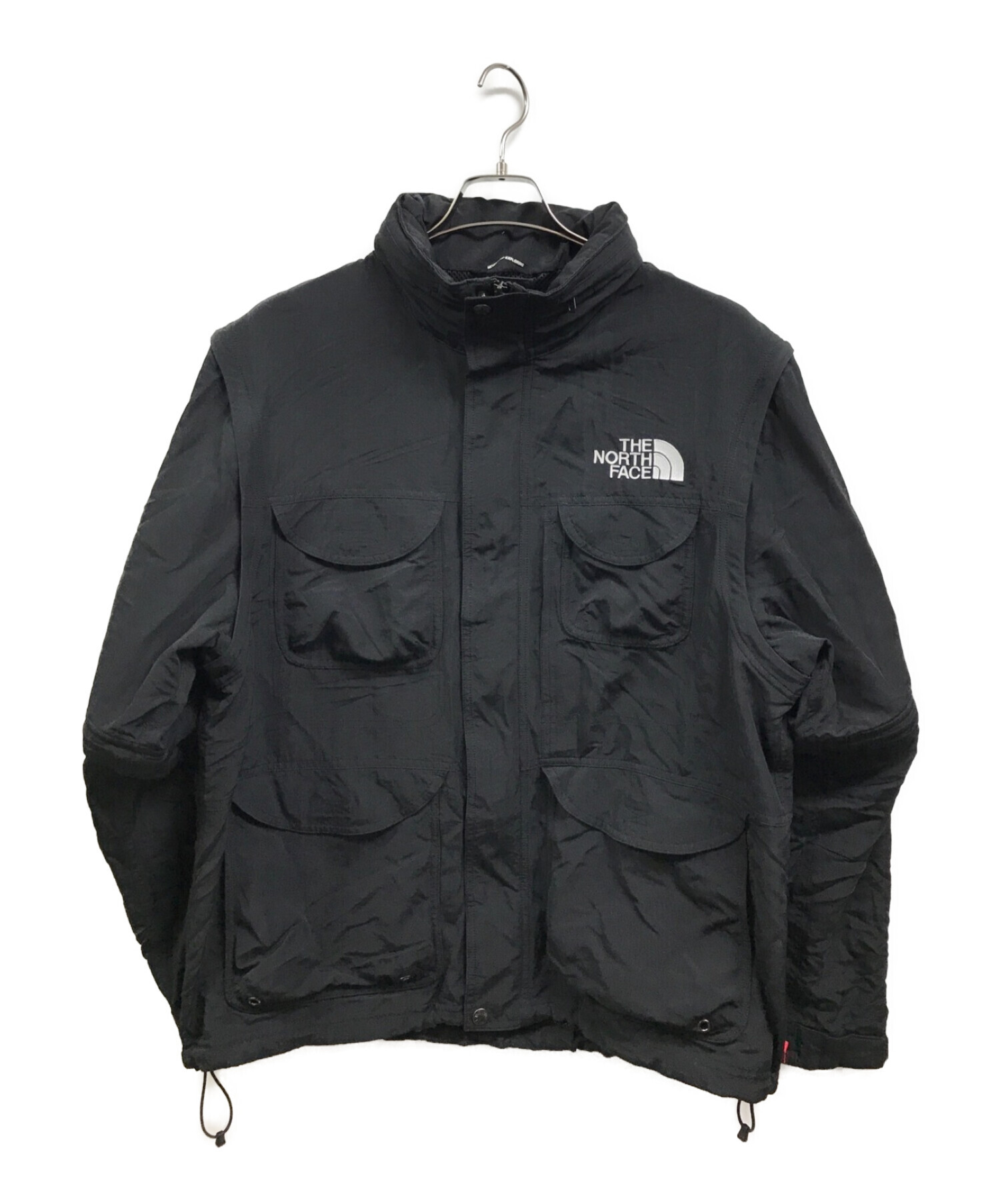 SUPREME×THE NORTH FACE (シュプリーム × ザノースフェイス) Trekking Convertible Jacket ブラック  サイズ:L