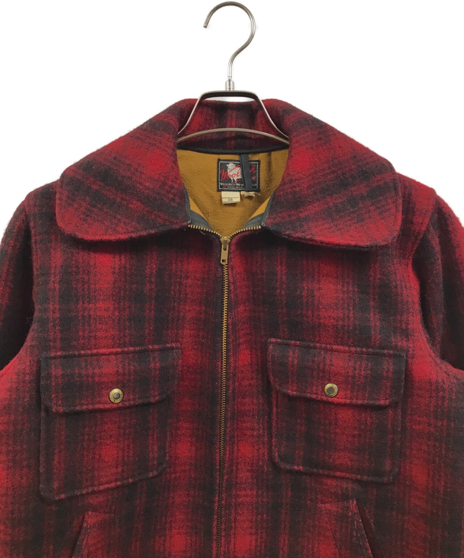 古着 米国製 Vintage『WOOLRICH』バッファローチェック ジャケット-