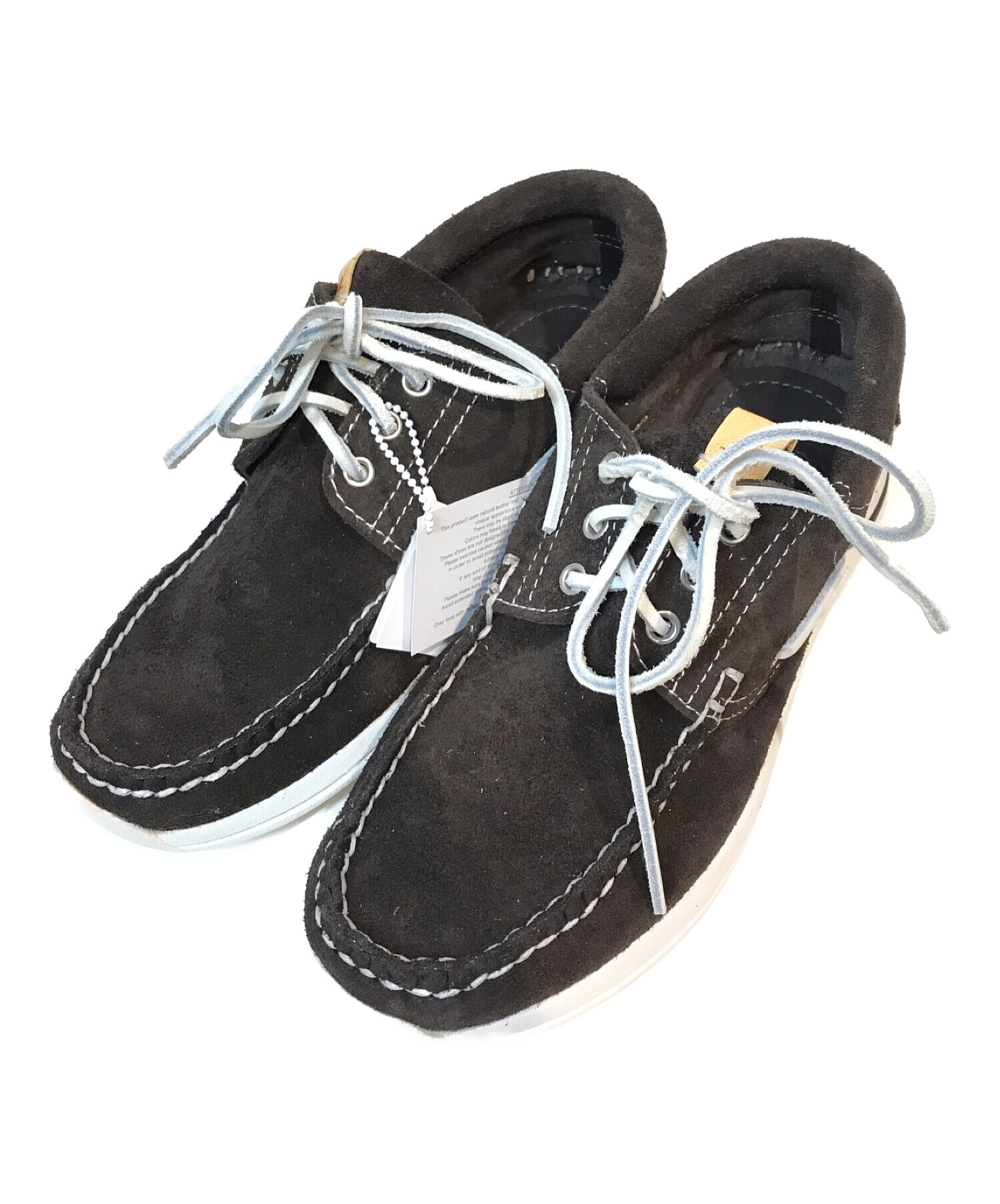 VISVIM (ビズビム) デッキシューズ ブラウン サイズ:9