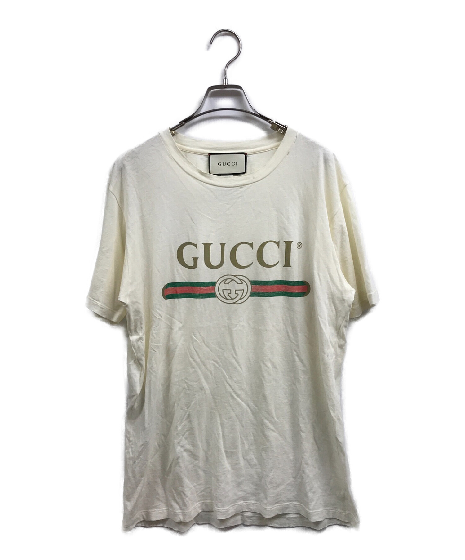 中古・古着通販】GUCCI (グッチ) ダメージ加工フラワーエンブロイ