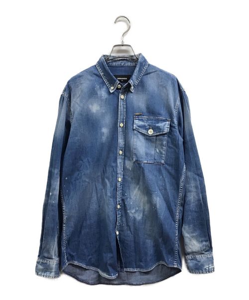 中古・古着通販】DSQUARED2 (ディースクエアード) デニムシャツ