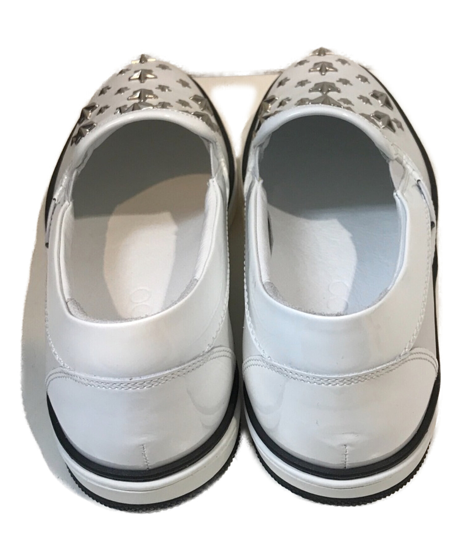 中古・古着通販】JIMMY CHOO (ジミーチュウ) スタースタッズスリッポン