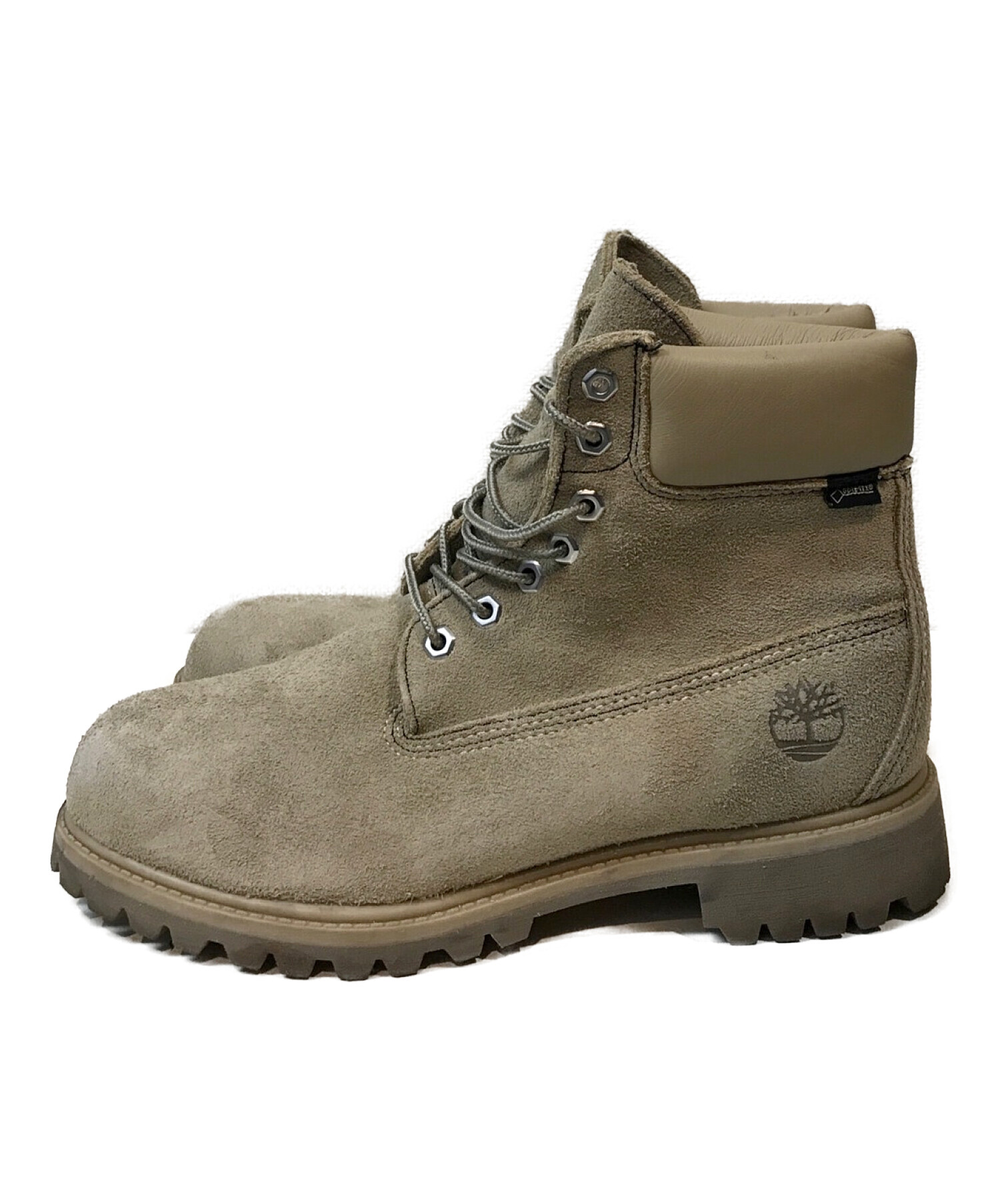 Timberland×NONNATIVE (ティンバーランド×ノンネイティブ) レースアップブーツ ベージュ サイズ:27.5