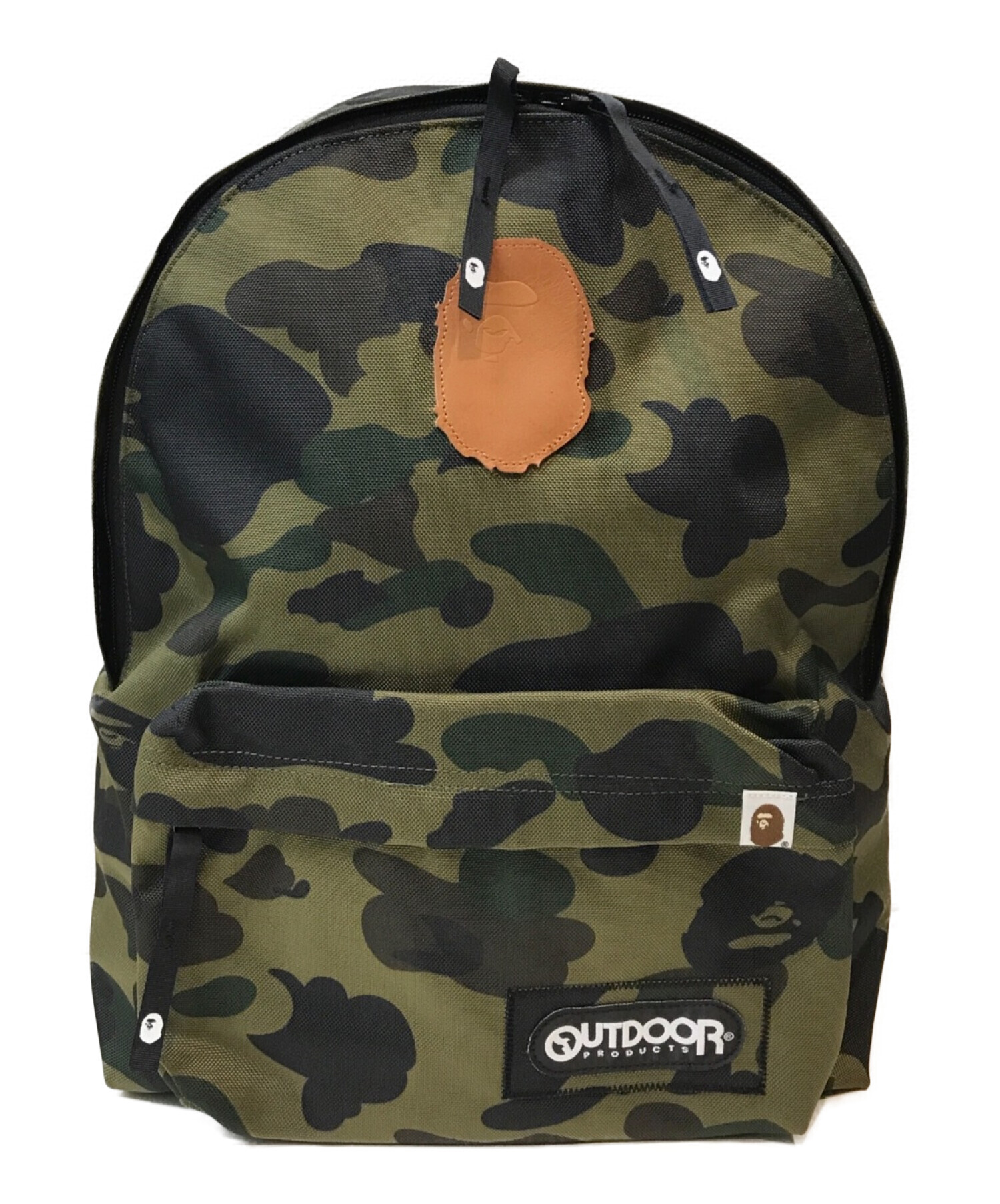 A BATHING APE×OUTDOOR (ア ベイシング エイプ×アウトドア) バックパック ベージュ 未使用品