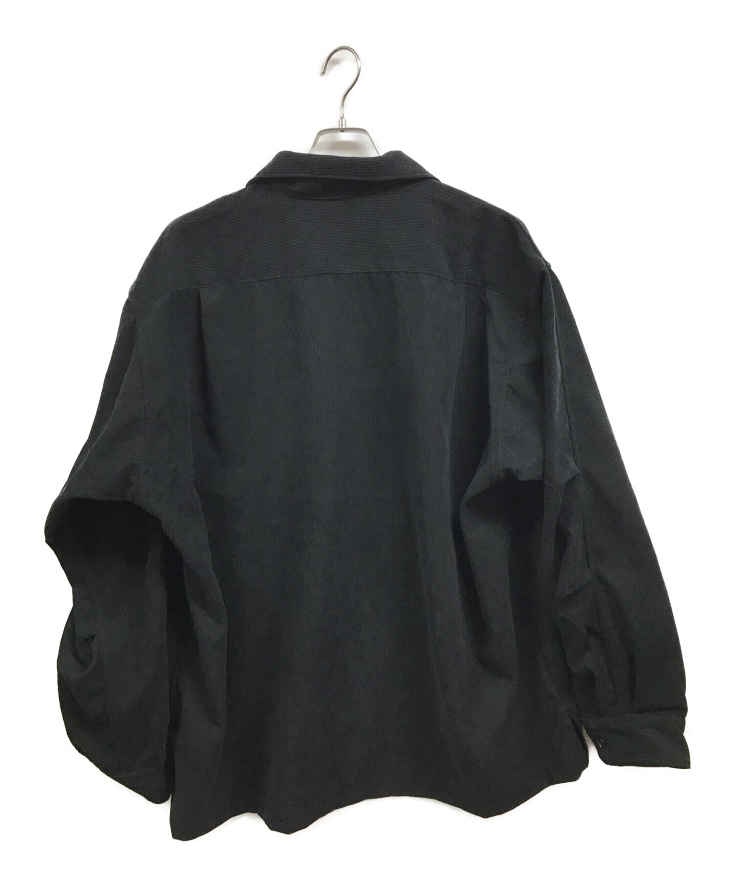 DAIWA PIER39 (ダイワ ピア39) TECH FISHERMAN'S OPEN COLLAR SHIRTS ブラック サイズ:L