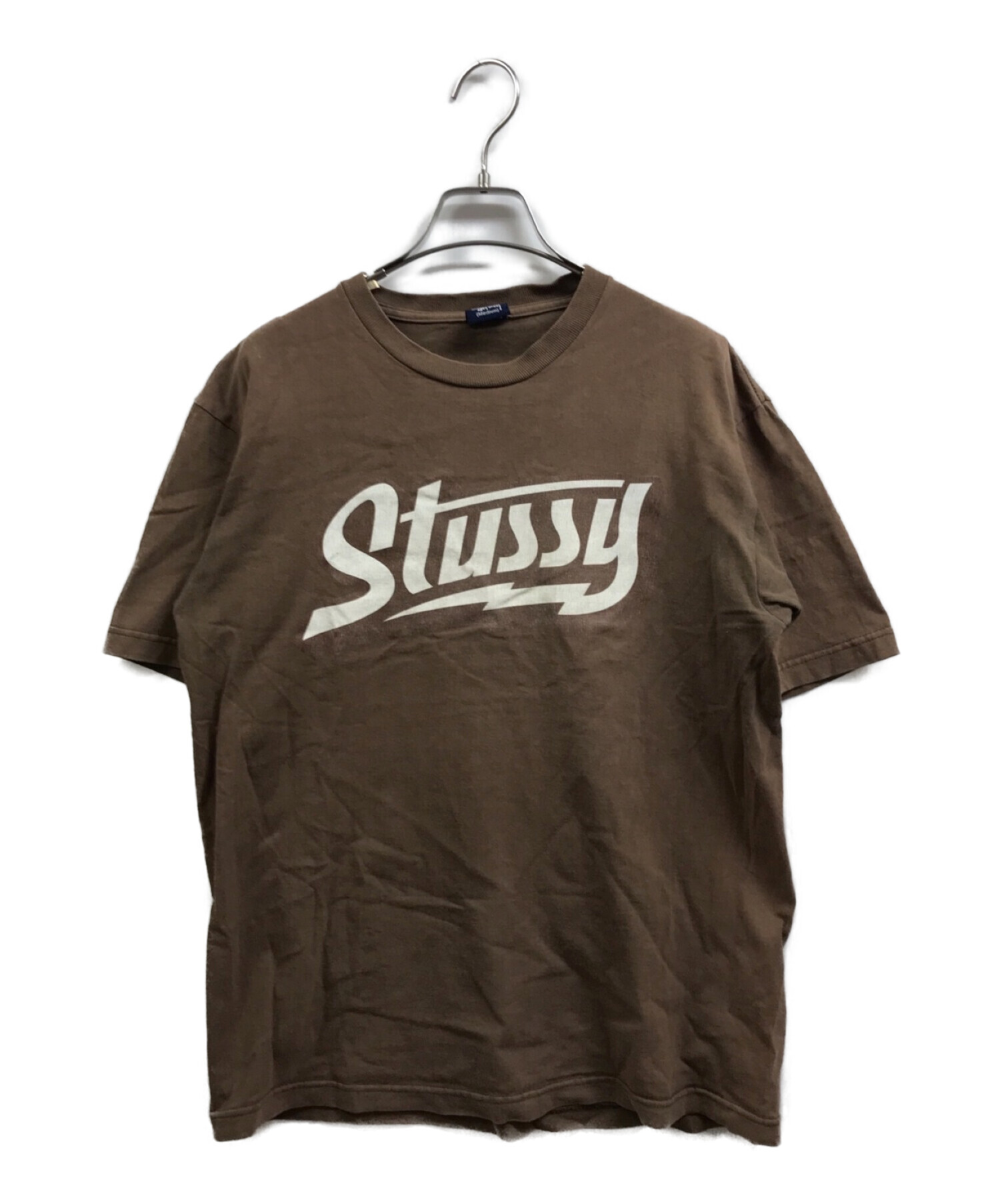 OLD STUSSY (オールドステューシー) 90‘s プリントTシャツ ブラウン サイズ:M