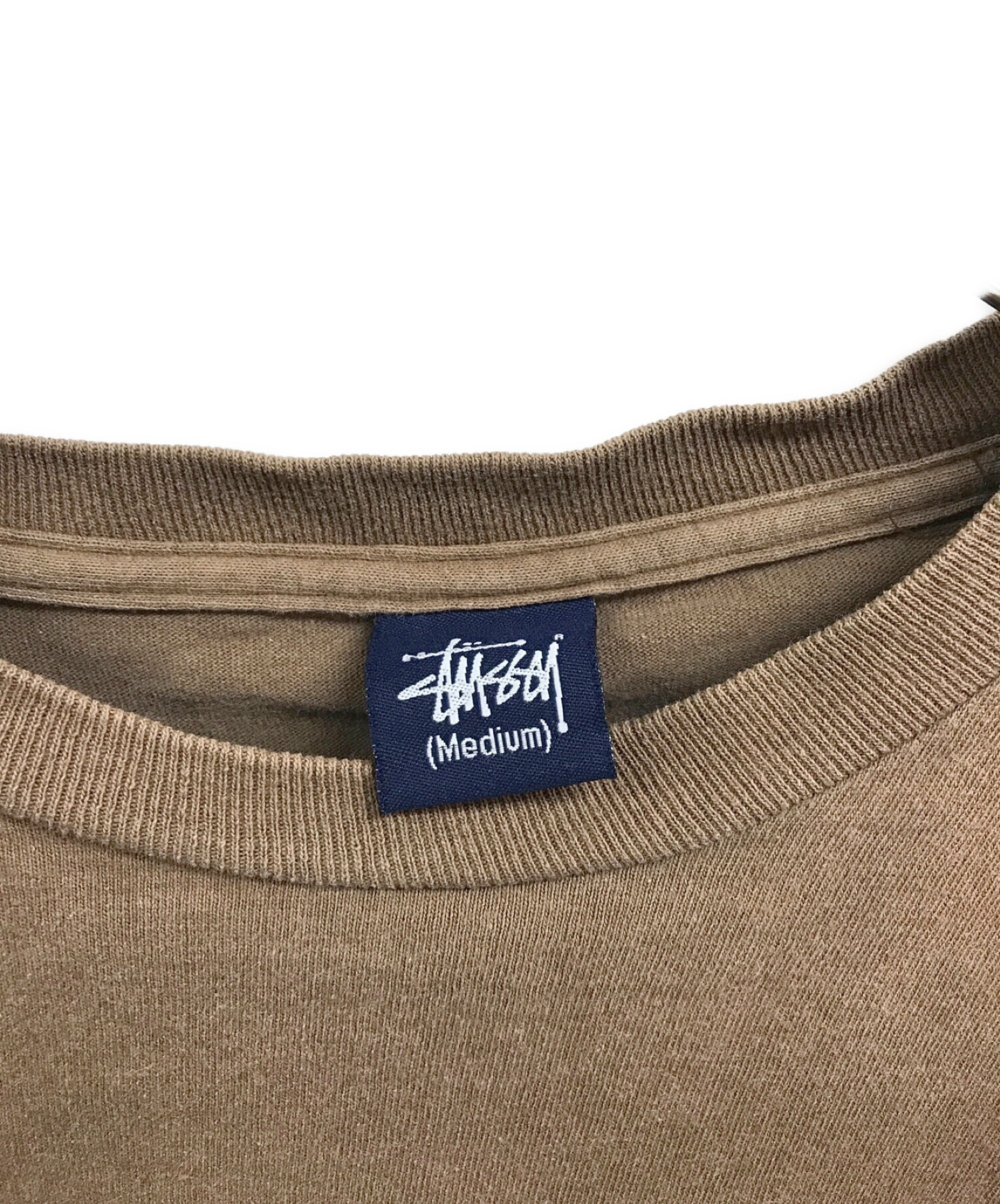 OLD STUSSY (オールドステューシー) 90‘s プリントTシャツ ブラウン サイズ:M