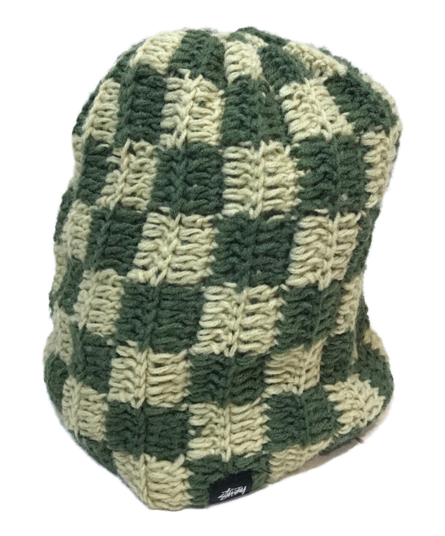 中古・古着通販】stussy (ステューシー) Crochet Checker Beanie