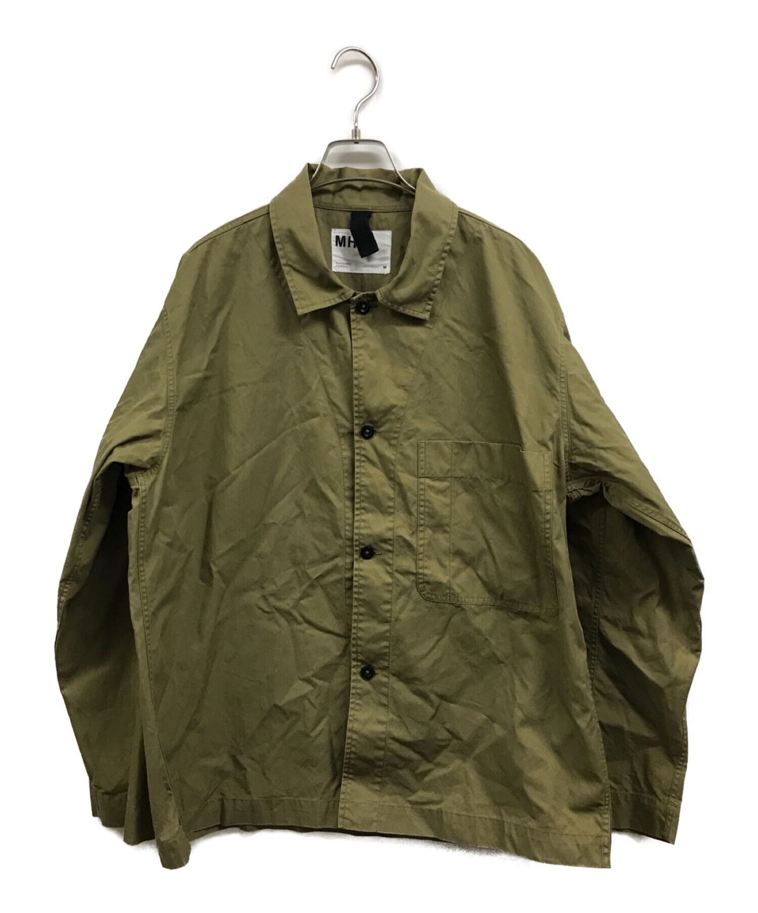 中古・古着通販】MHL (エムエイチエル) COTTON TWILL シャツ ブラウン サイズ:M｜ブランド・古着通販 トレファク公式【TREFAC  FASHION】スマホサイト