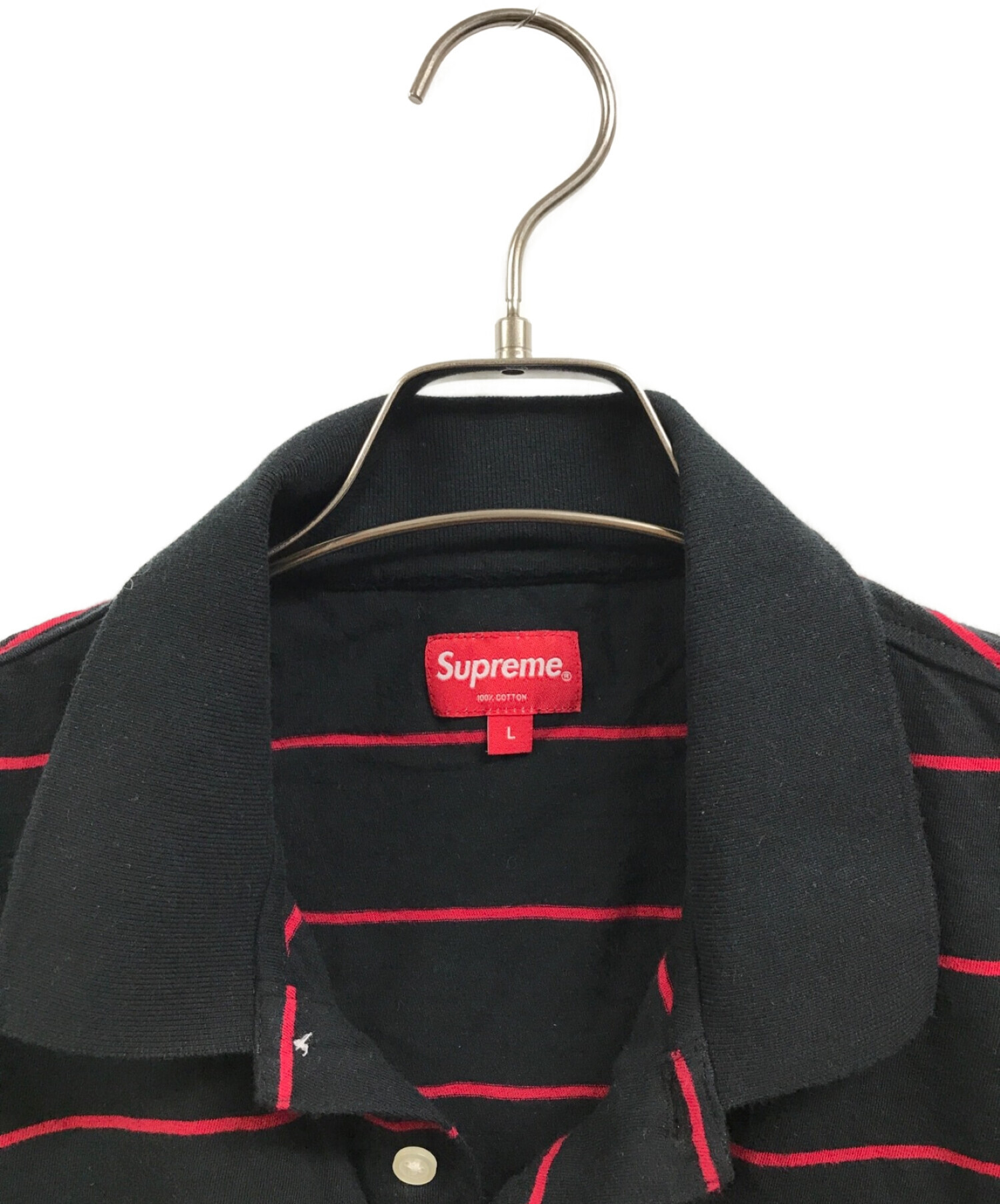 Supreme Thrasher Stripe Polo L身幅61です - jkc78.com