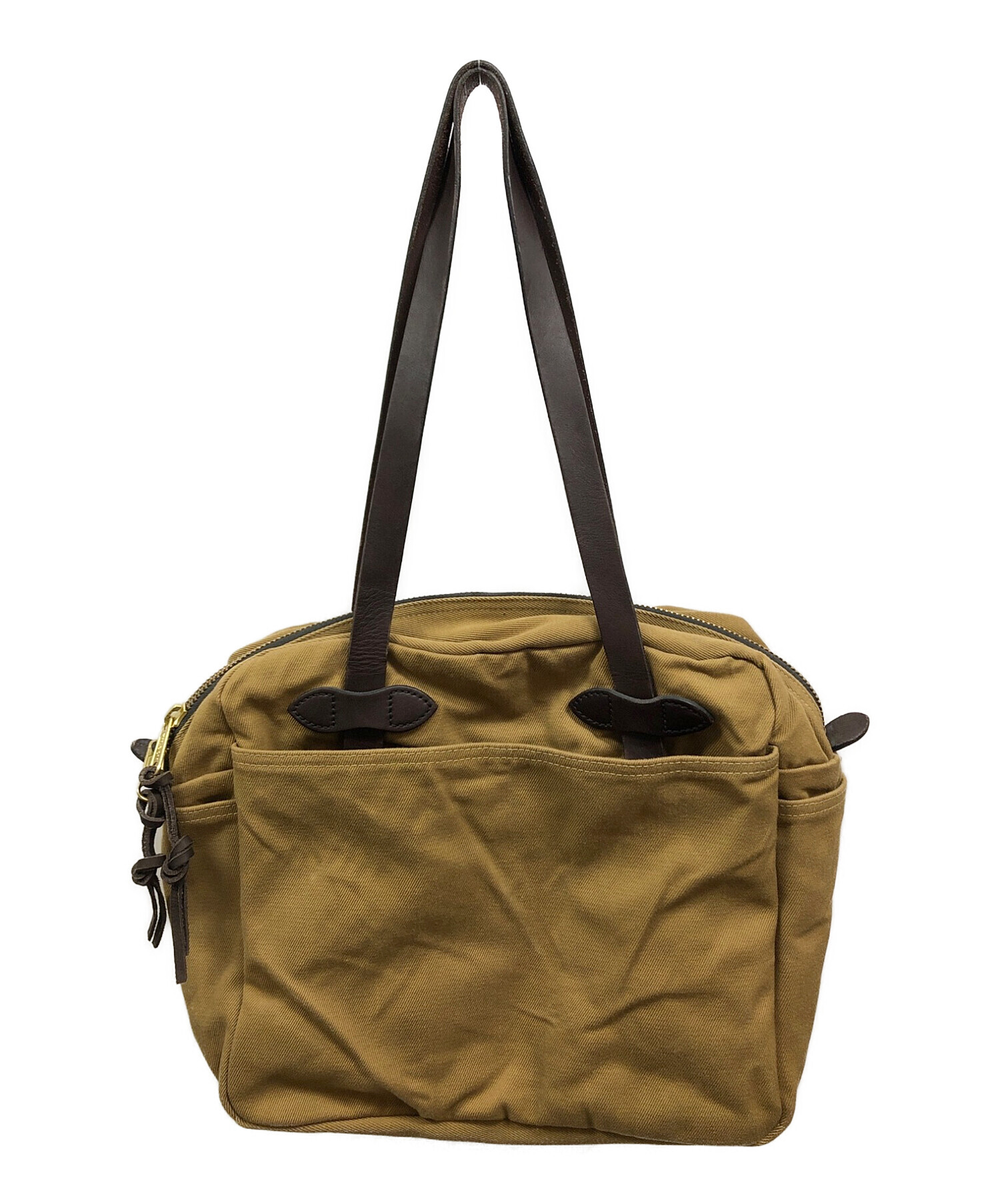 FILSON (フィルソン) ジッパー付きトートバッグ ベージュ