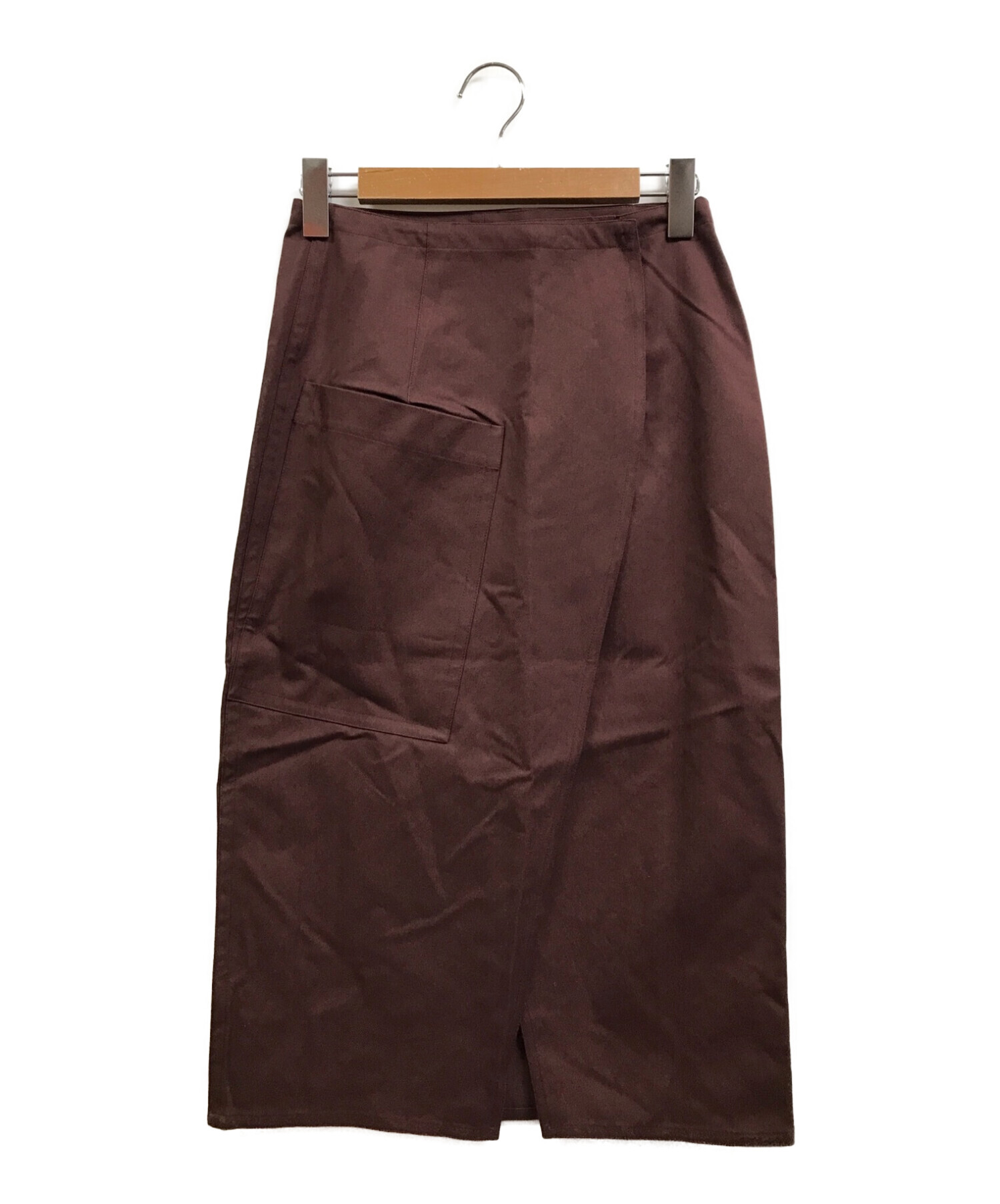 SOFIE D'HOORE (ソフィードール) ラップスカート ブラウン サイズ:34 未使用品