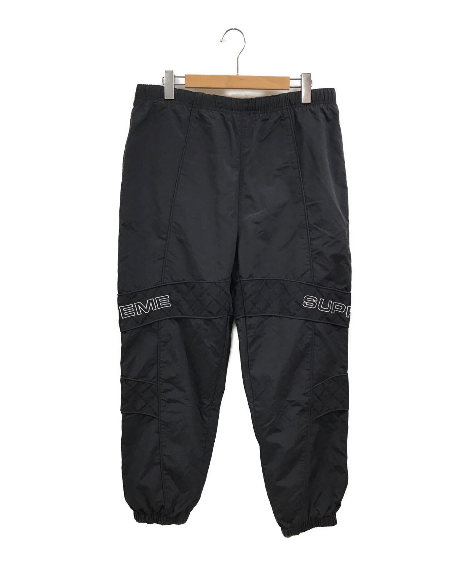 SUPREME (シュプリーム) JACQUARD PANEL TRACK PANT ブラック サイズ:XL