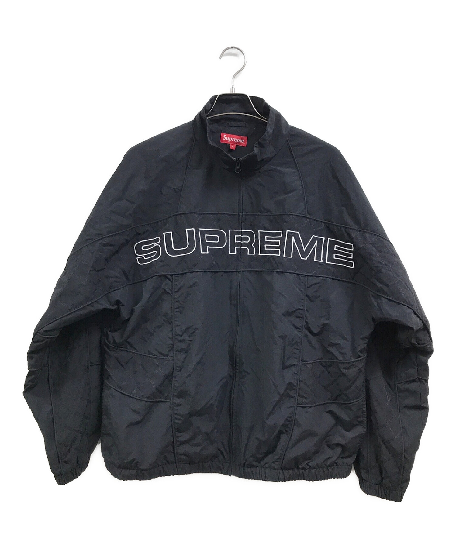 SUPREME (シュプリーム) Jacquard Panel Track Jacket ブラック サイズ:XL