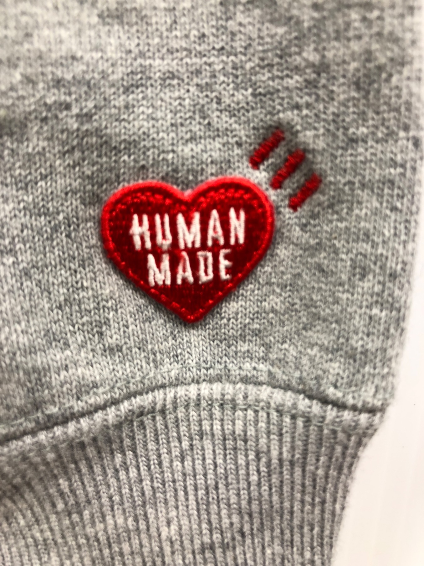 HUMAN MADE (ヒューマンメイド) 23SS HEAVYWEIGHT HOODIE #1 グレー サイズ:ＸＸＬ