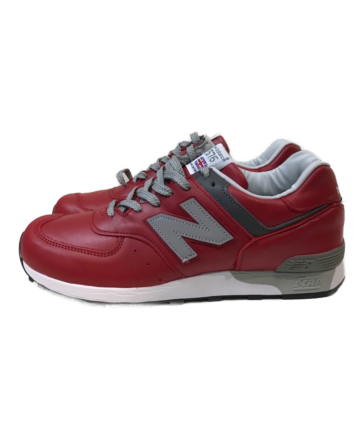 NEW BALANCE◇ローカットスニーカー/27cm/RED/スウェード - メンズシューズ