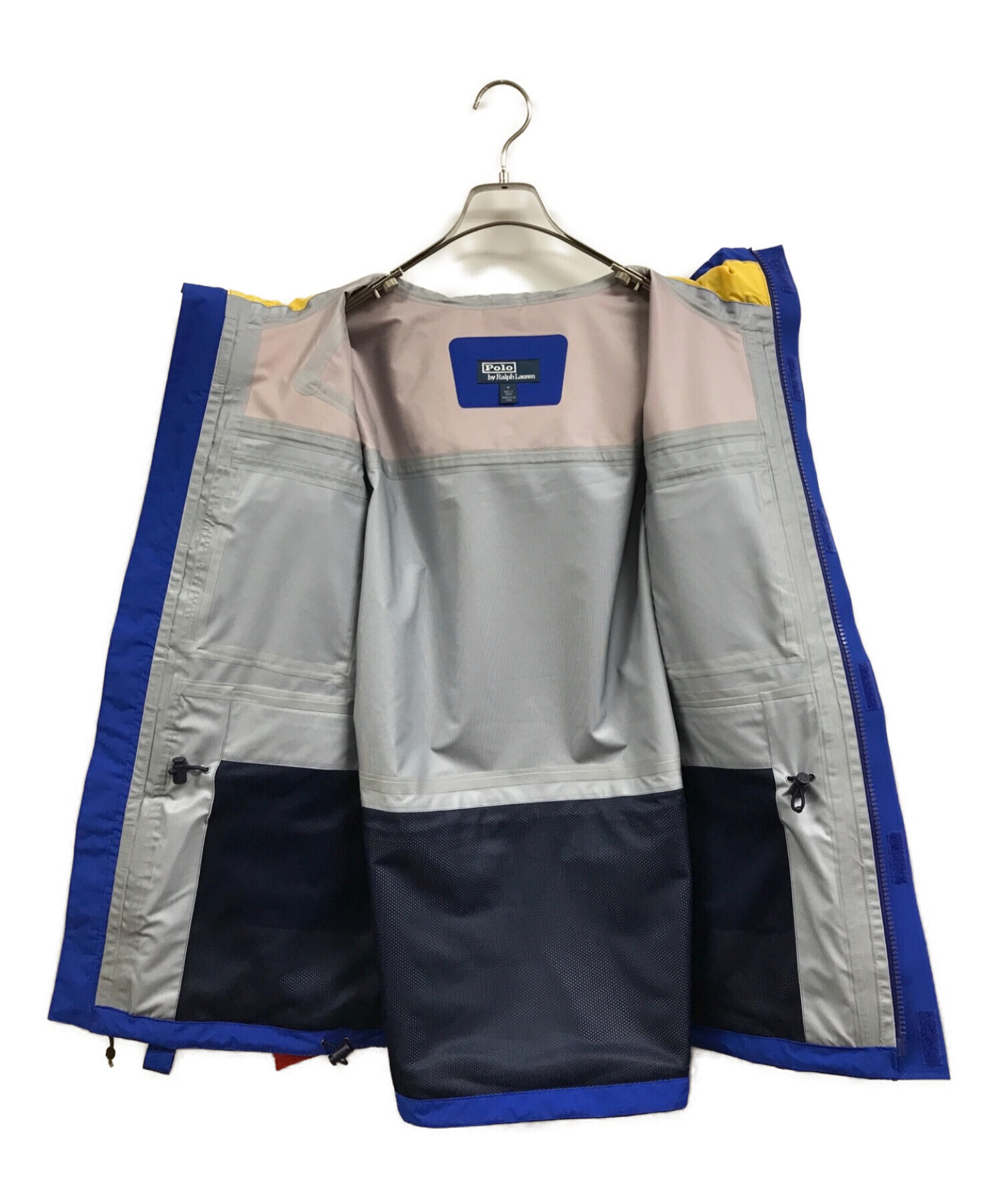 POLO RALPH LAUREN (ポロ・ラルフローレン) Hi Tech Waterproof Anorak Jacket オレンジ×ブルー  サイズ:M