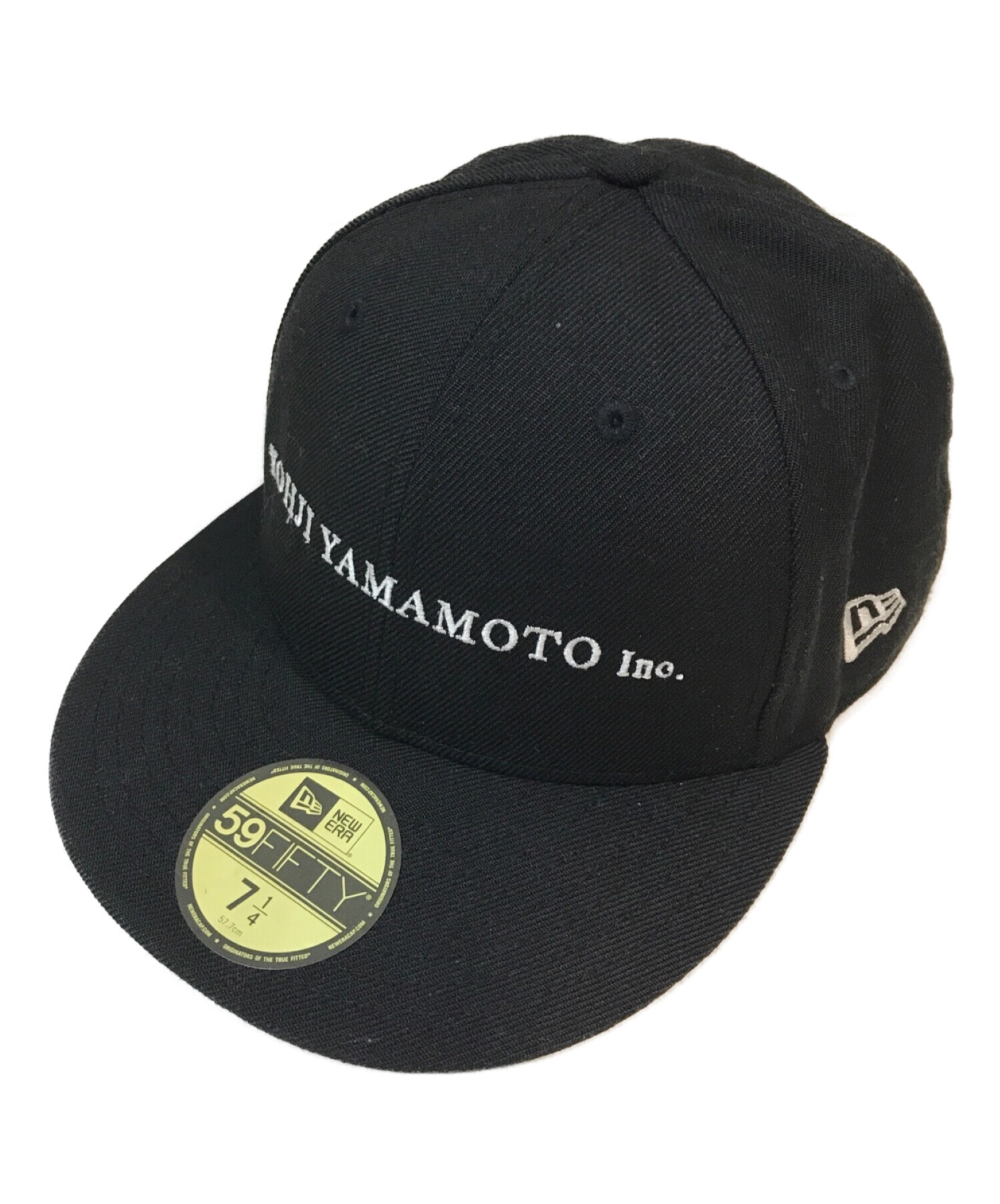 YOHJI YAMAMOTO (ヨウジヤマモト) New Era (ニューエラ) ロゴキャップ ブラック サイズ:57.7