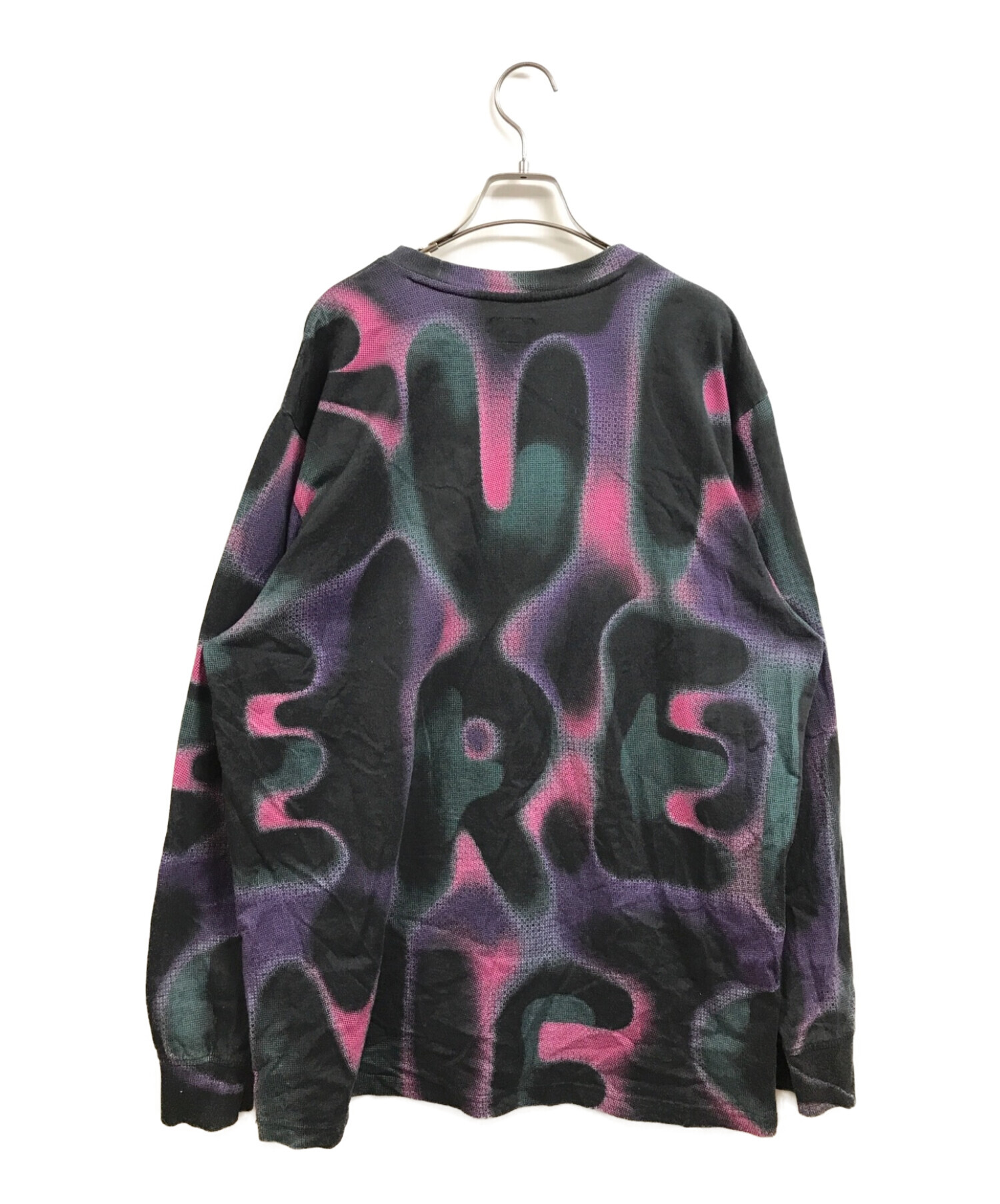 Supreme (シュプリーム) 21SS Half Tone L/S TOP パープル サイズ:L