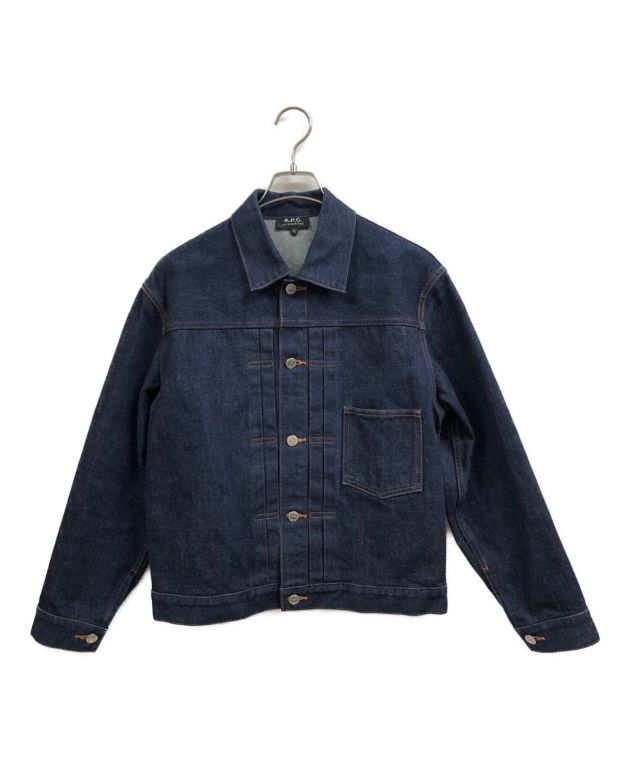 A.P.C. (アー・ペー・セー) 1st タイプ リジット デニム トラッカー ジャケット インディゴ サイズ:XS