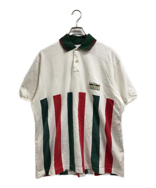 中古・古着通販】GUCCI (グッチ) 20SSポロシャツ ホワイト サイズ:XL