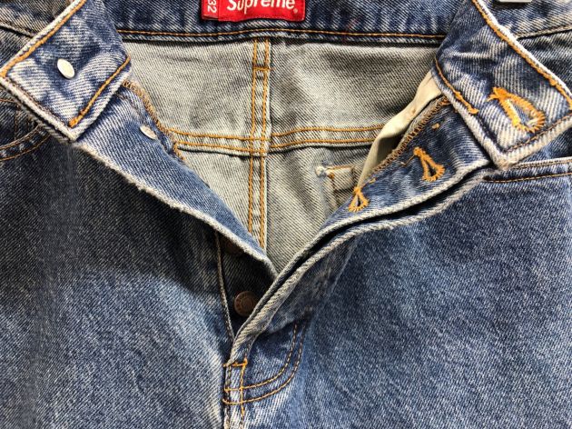 SUPREME (シュプリーム) Washed Regular Jeans インディゴ サイズ:32