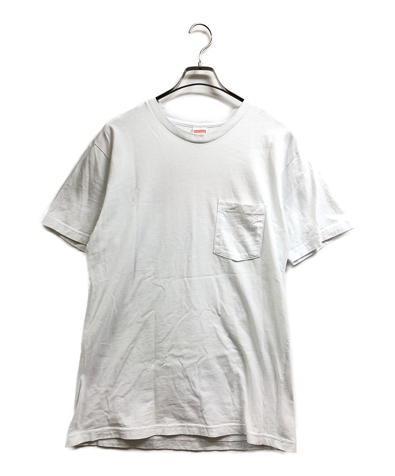 SUPREME (シュプリーム) ANTIHERO (アンタイヒーロー) 14SS Logo Pocket Tee ホワイト サイズ:L
