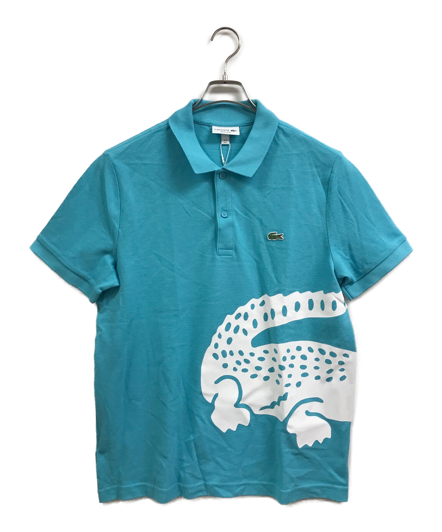 中古・古着通販】LACOSTE (ラコステ) ポロシャツ ブルー サイズ:L 未