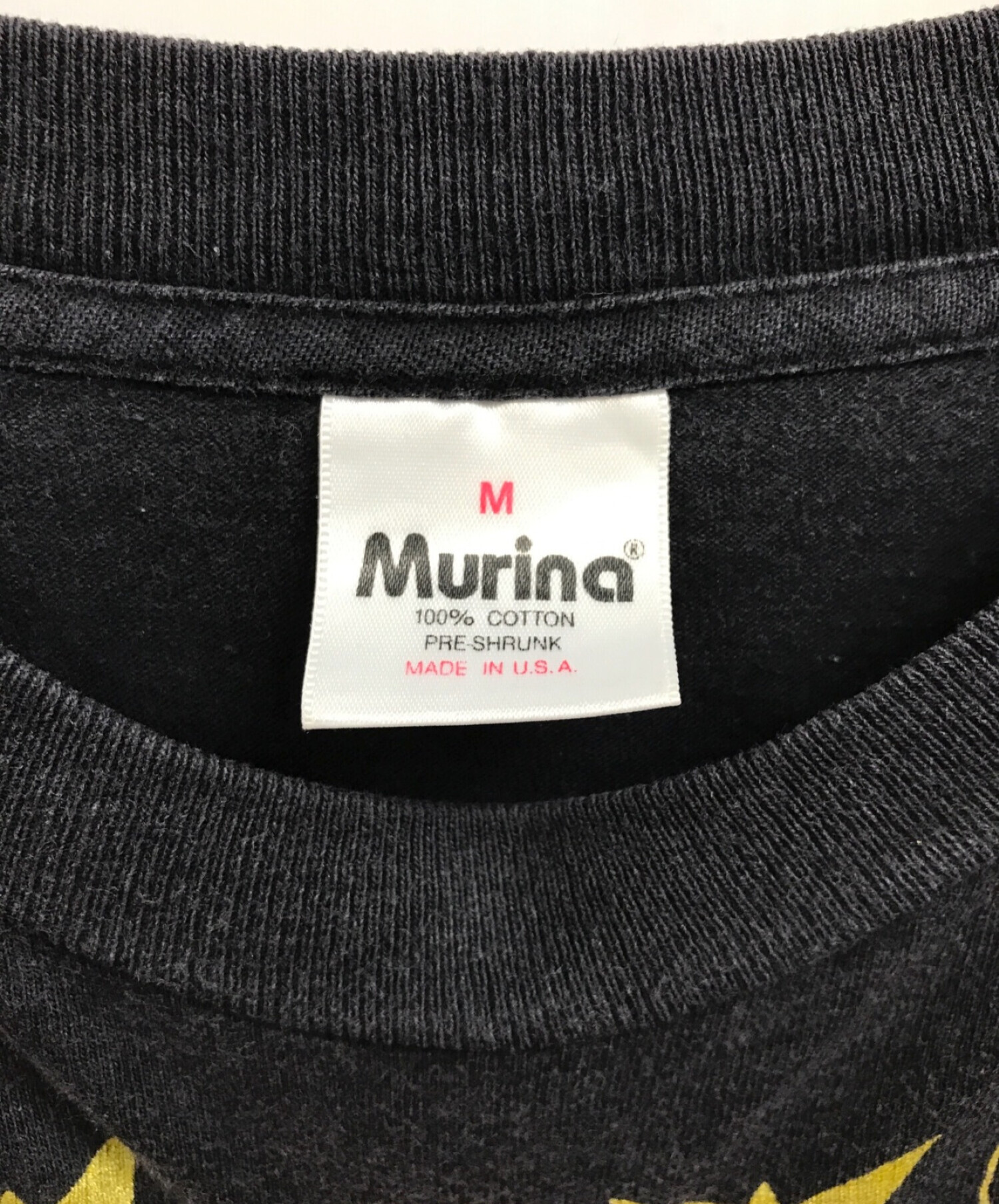 Murina (ムリナ) 90'sヴィンテージTシャツ ブラック サイズ:M
