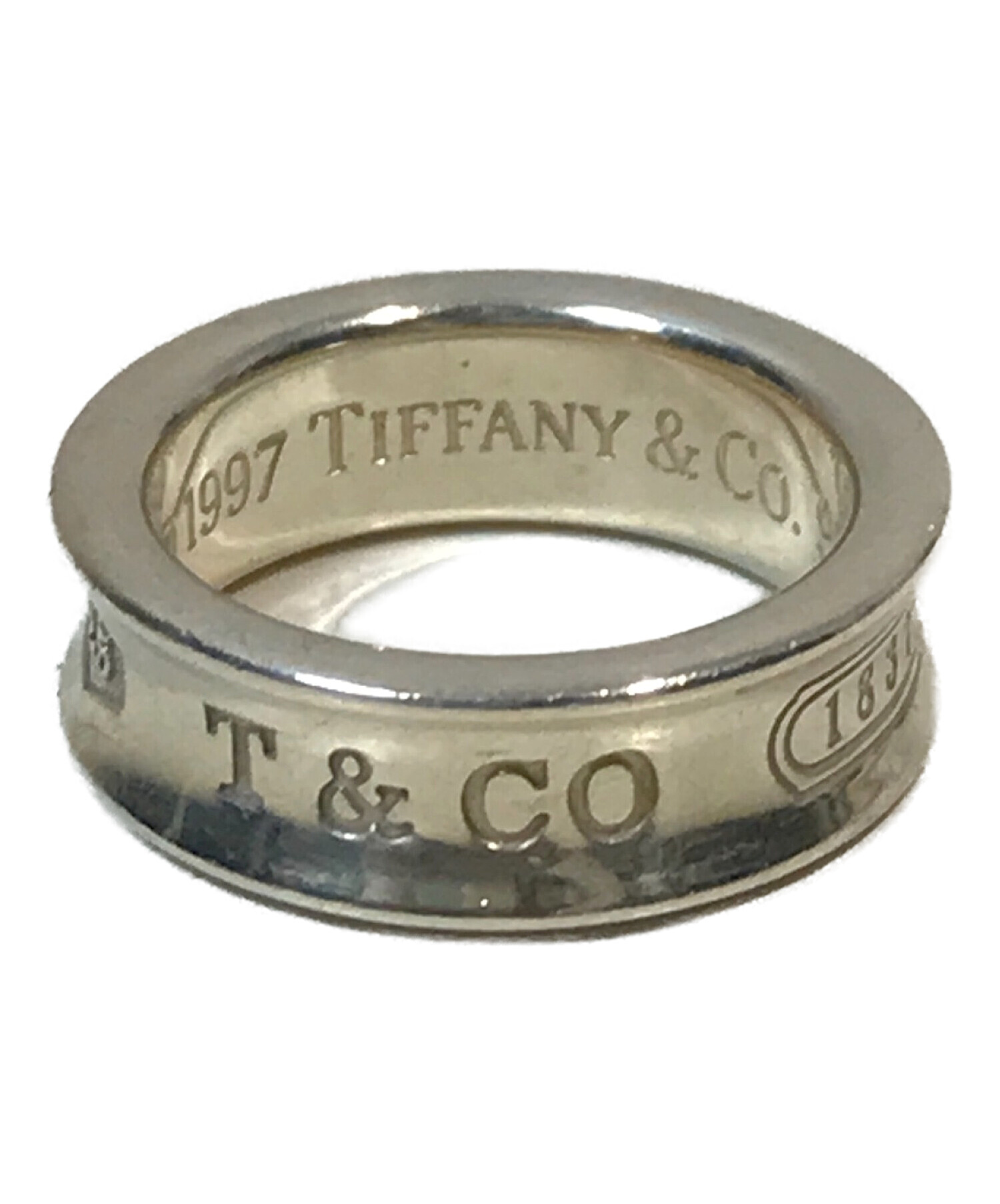 Tiffany \u0026 Co.ナローリング 11号 1837 ティファニー創業年刻印