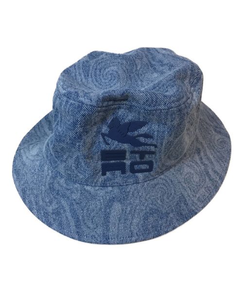 lamarqueETRO エトロ デニム ハット 帽子 ペイズリー ブルー サイズL/XL 美品