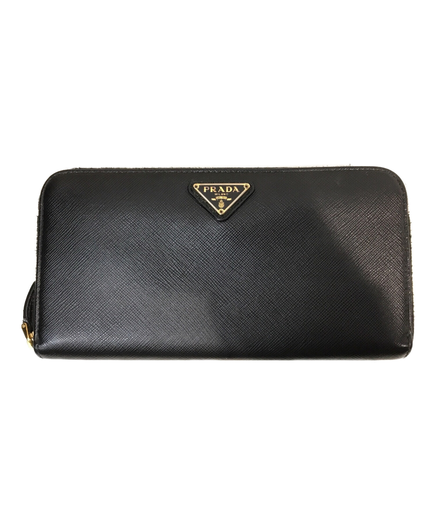 中古・古着通販】PRADA (プラダ) サフィアーノラウンドジップ