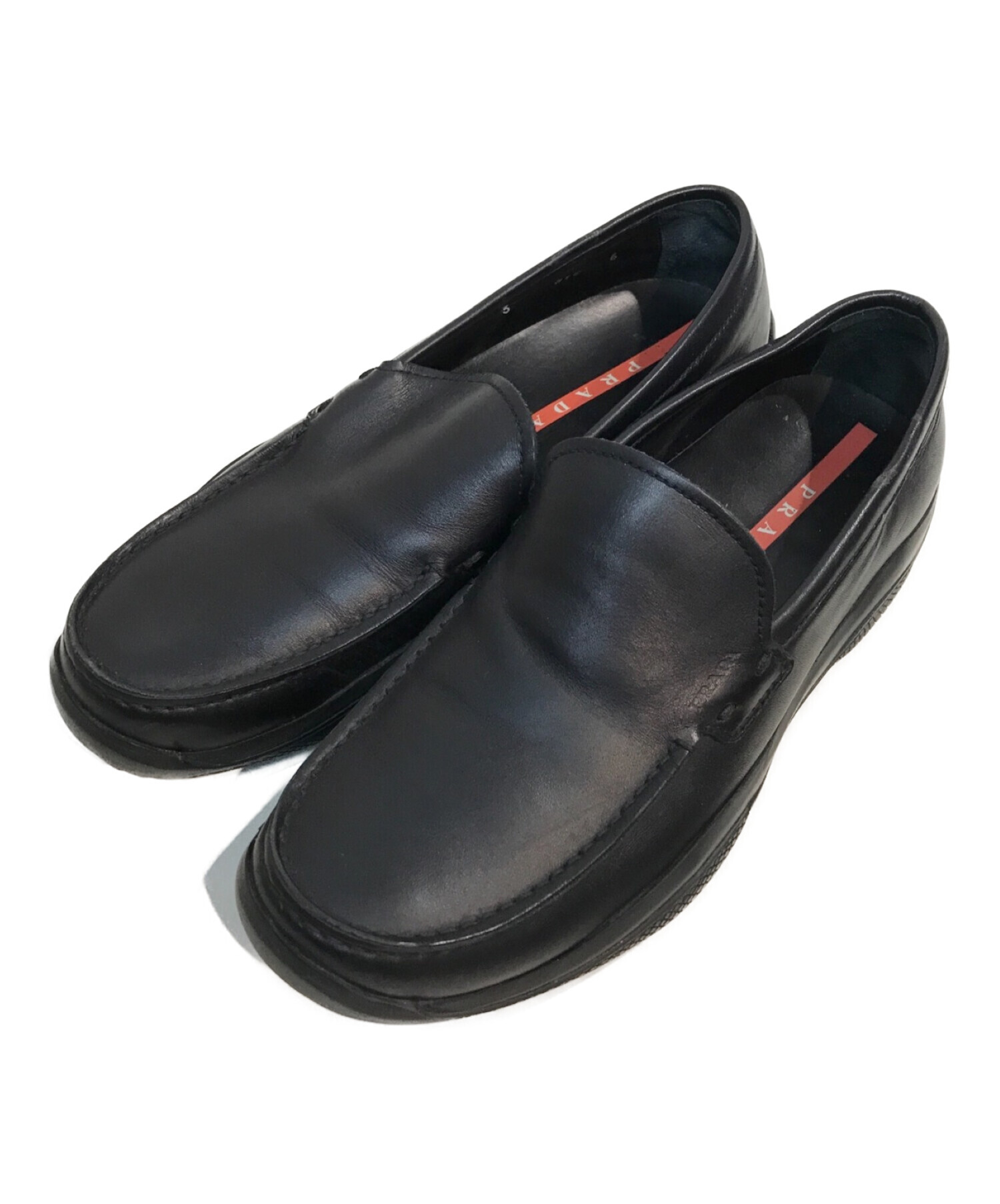 prada sport 革靴メインカラーブラック