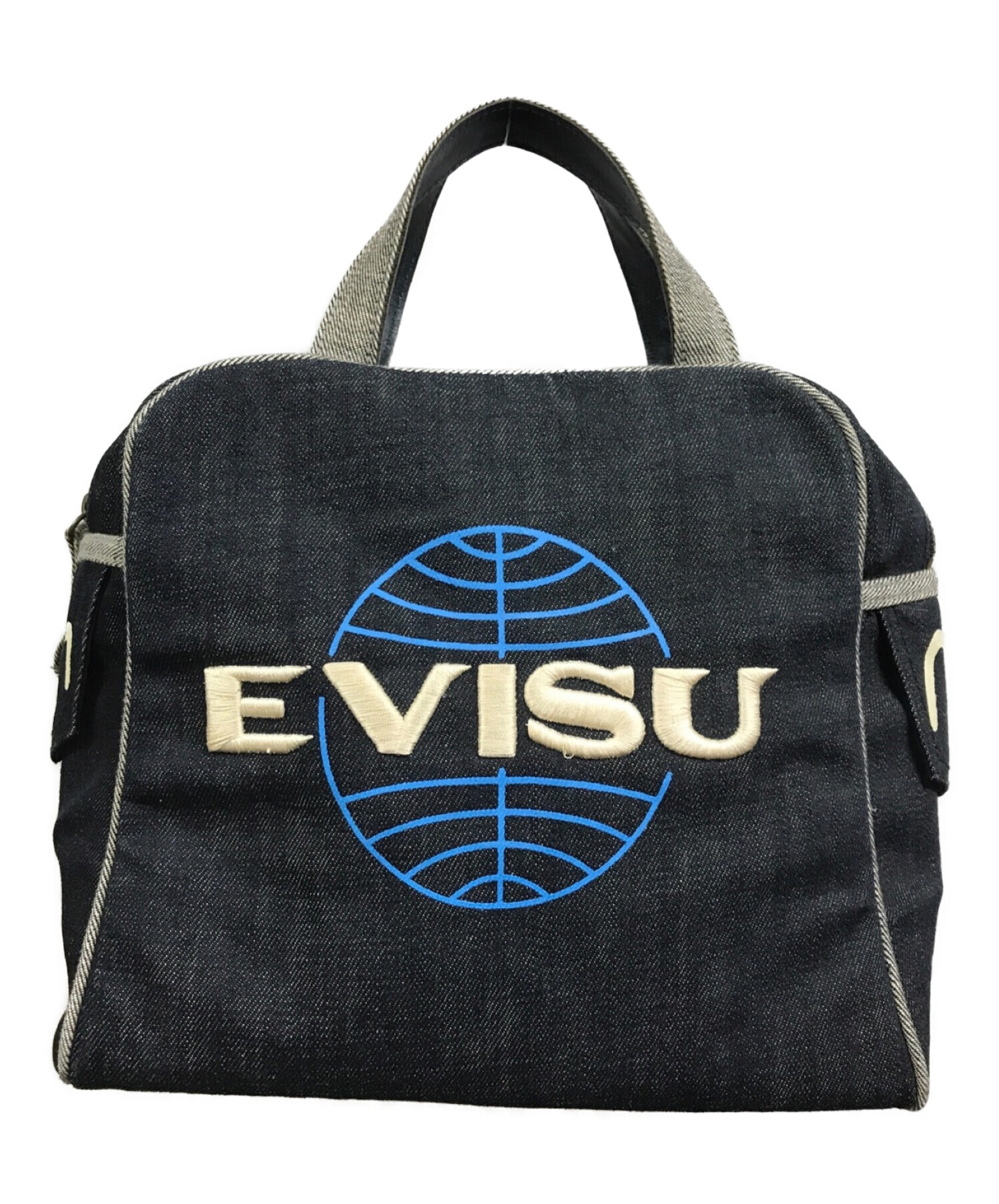 中古・古着通販】EVISU (エビス) デニムハンドバッグ インディゴ