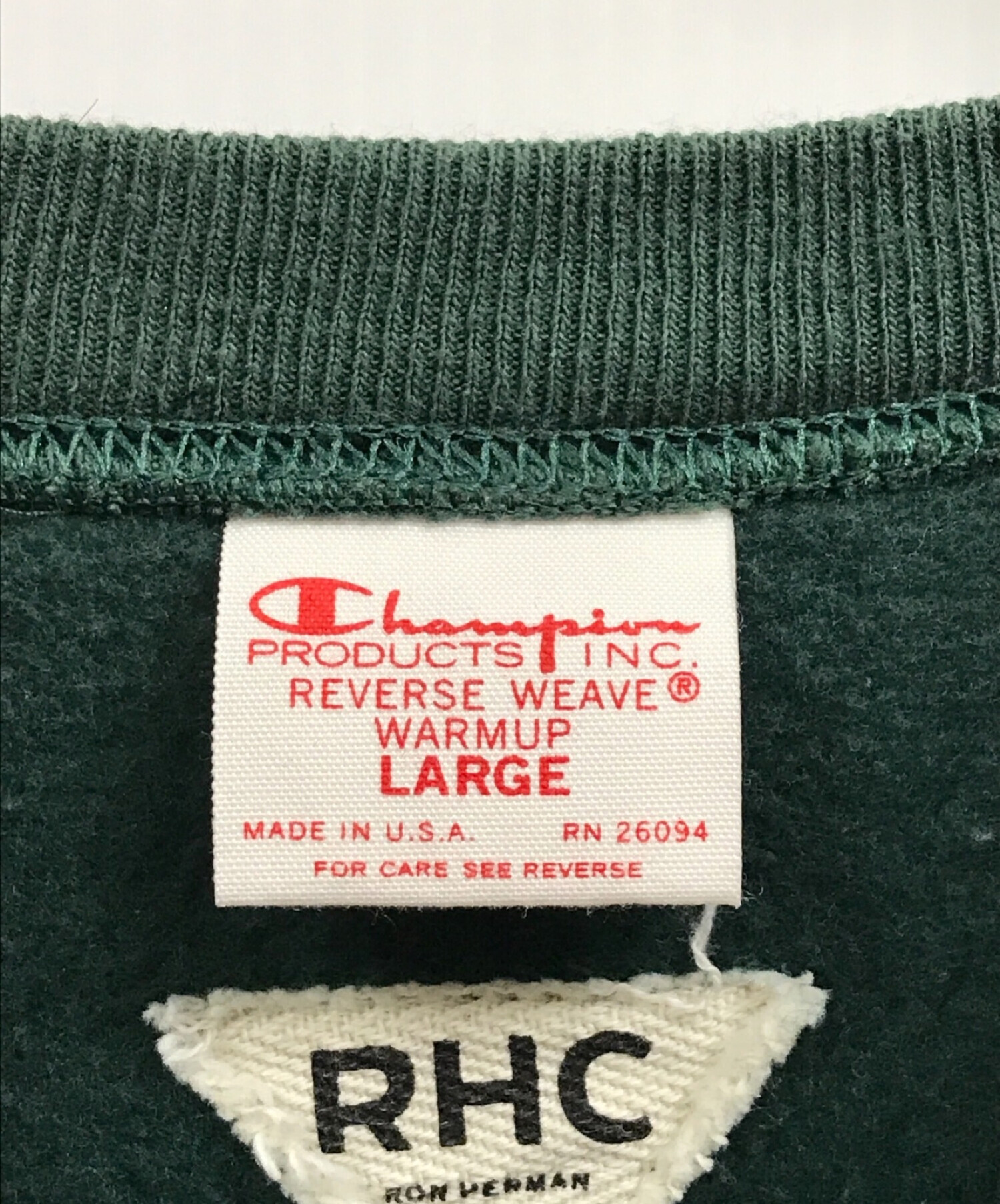 vintage】 Champion リバースウィーブ RHCにて購入タグ付-