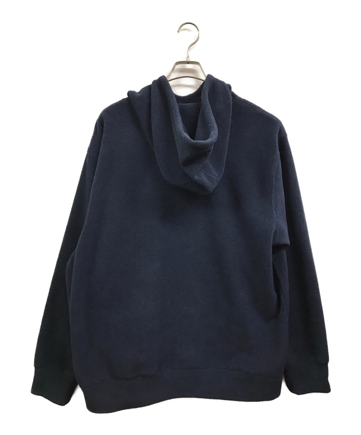 SUPREME (シュプリーム) 21AW Polartec Hooded Sweatshirt ネイビー サイズ:L