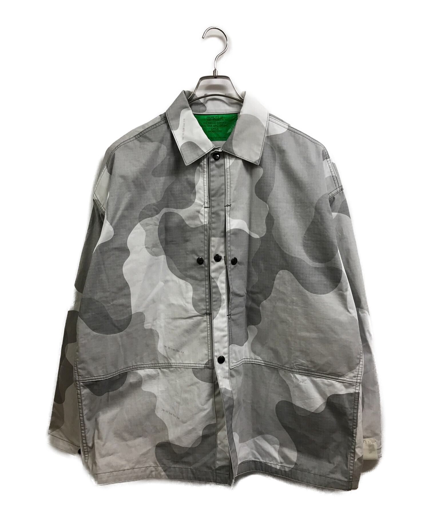 N.HOOLYWOOD (エヌ ハリウッド) REVERSIBLE HUNTER JACKET ホワイト×グレー サイズ:40