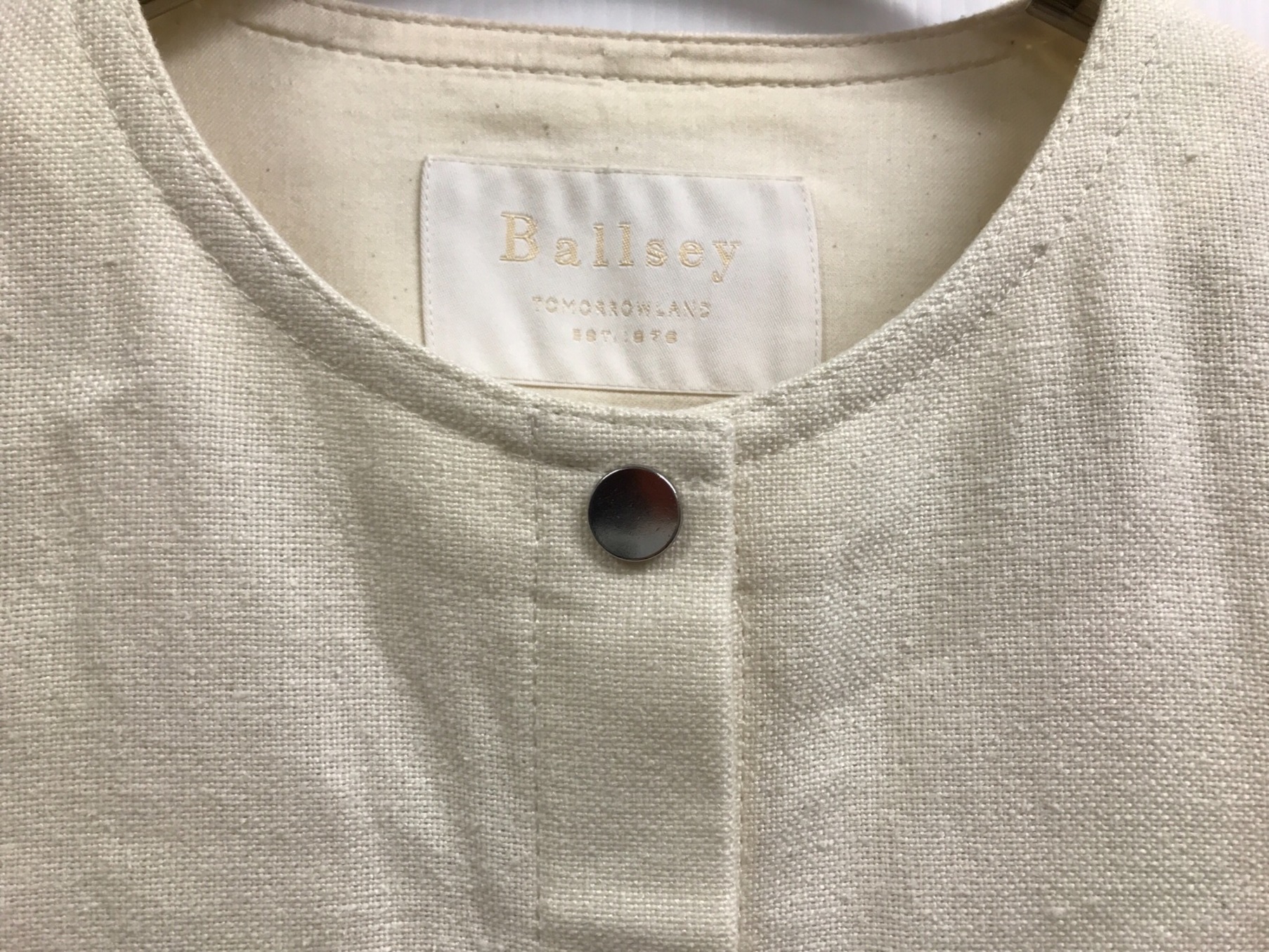 中古・古着通販】BALLSEY (ボールジィ) リネンシルク ショートコクーン