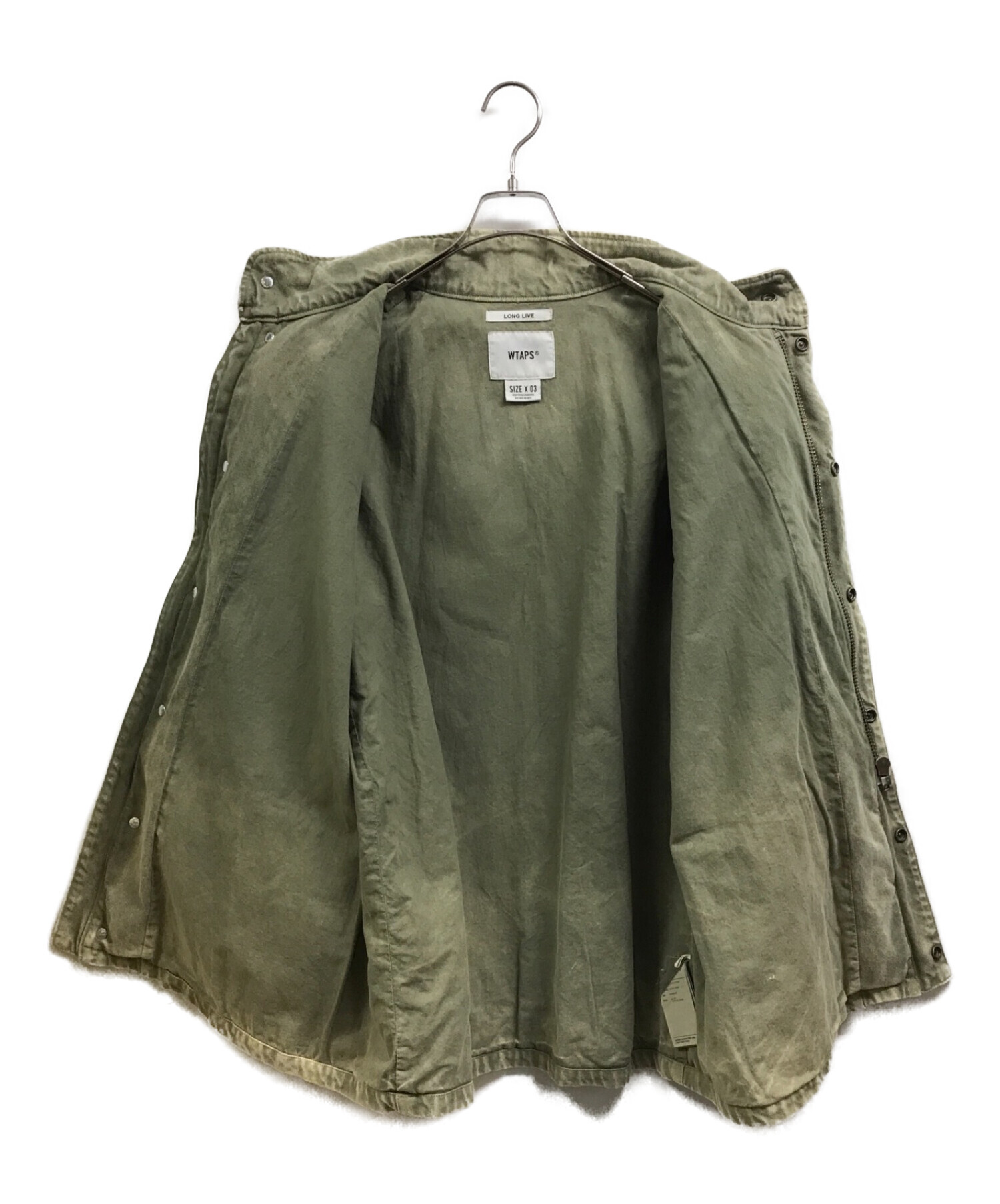 高級品市場 WTAPS Longlive jacket Olive サイズ03 ジャケット