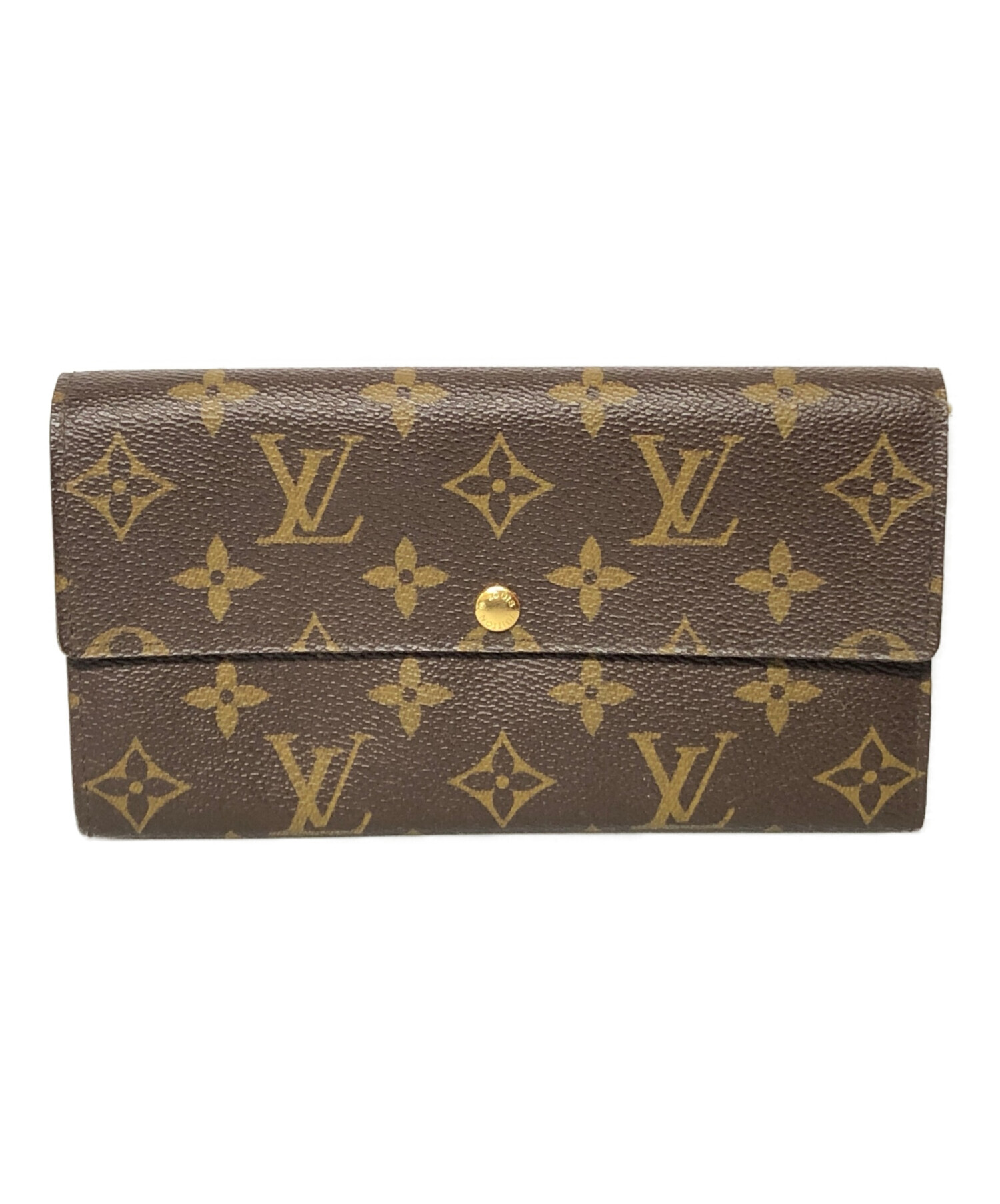 中古・古着通販】LOUIS VUITTON (ルイ ヴィトン) 長財布 ブラウン