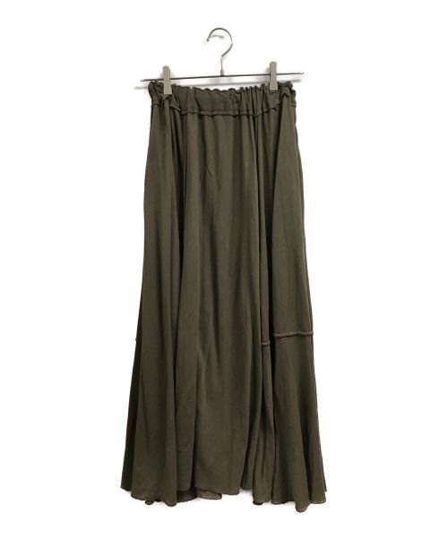 ATON (エイトン) FRESCA KANOKO ギャザースカート ブラウン サイズ:1