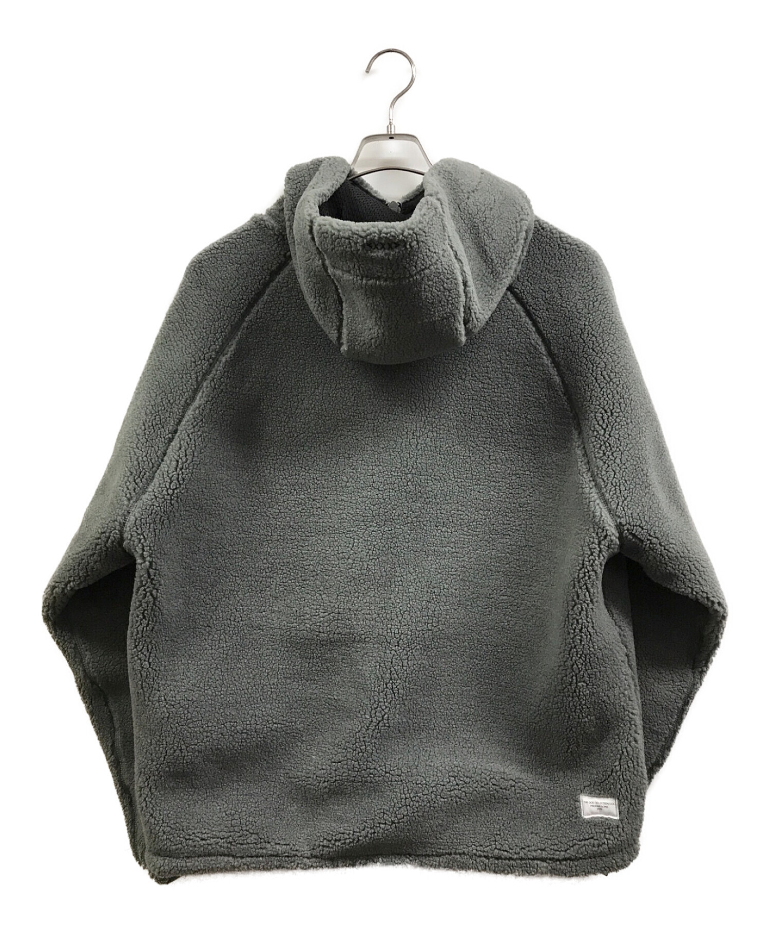 GOD SELECTION XXX (ゴッドセレクショントリプルエックス) FLEECE JACKET グレー サイズ:M 未使用品